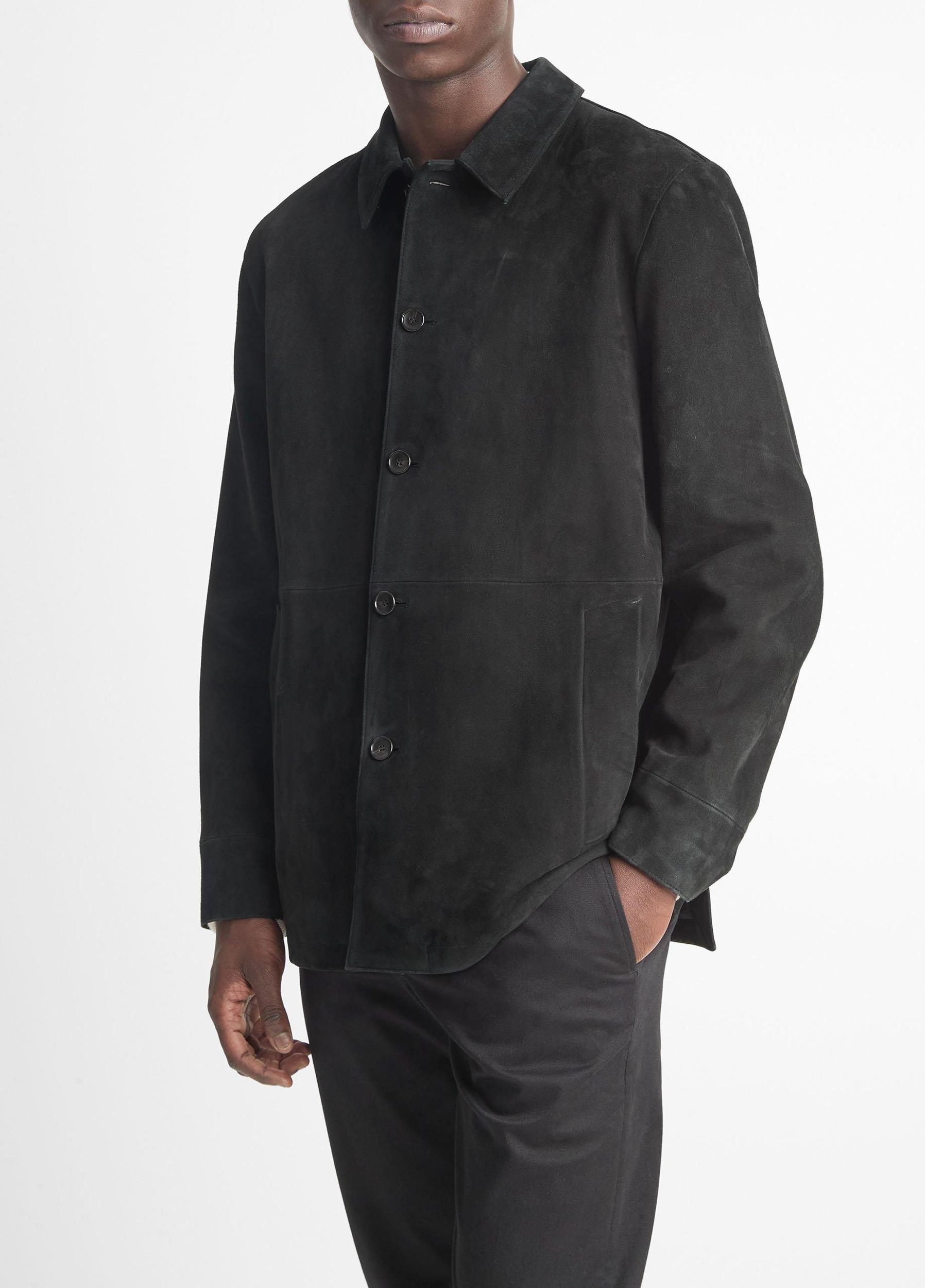 Suede Car Coat Product Image