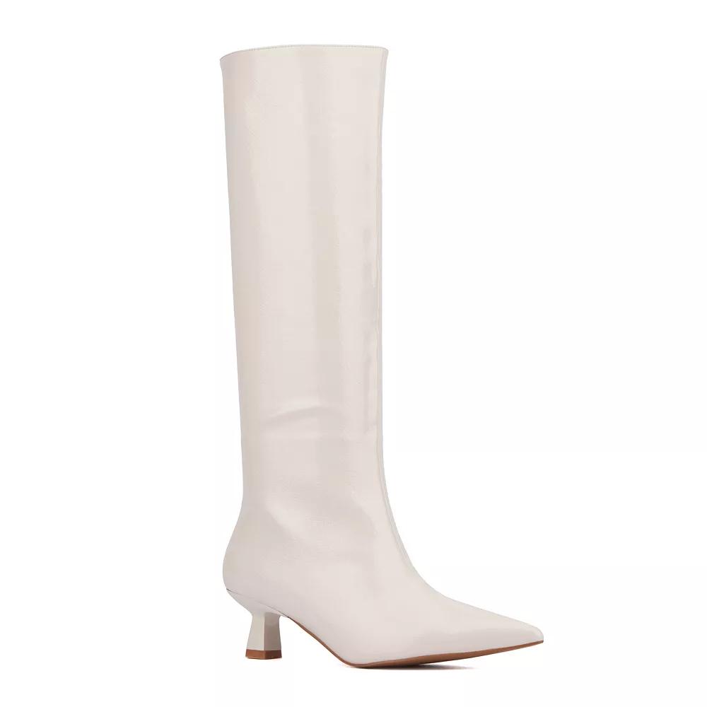 Olivia Miller Mars Women's Tall Boots, Size: 6.5, Ivory Product Image
