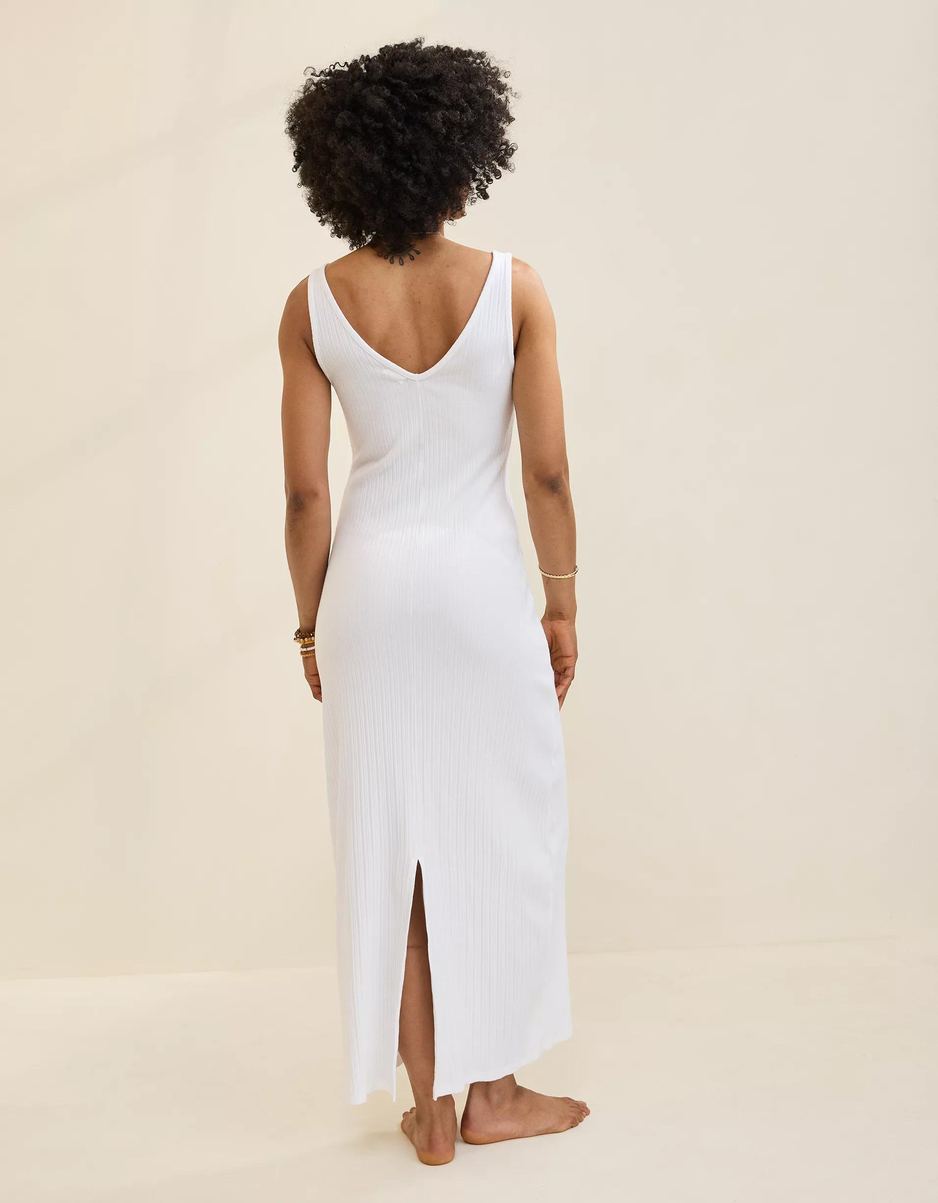 Aerie Double V Henley Bodycon Maxi Dress Product Image