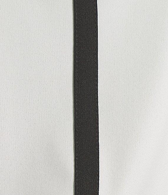 KARL LAGERFELD PARIS Sleeveless Keyhole Scoop Neck Contrasting Trim Cami Product Image