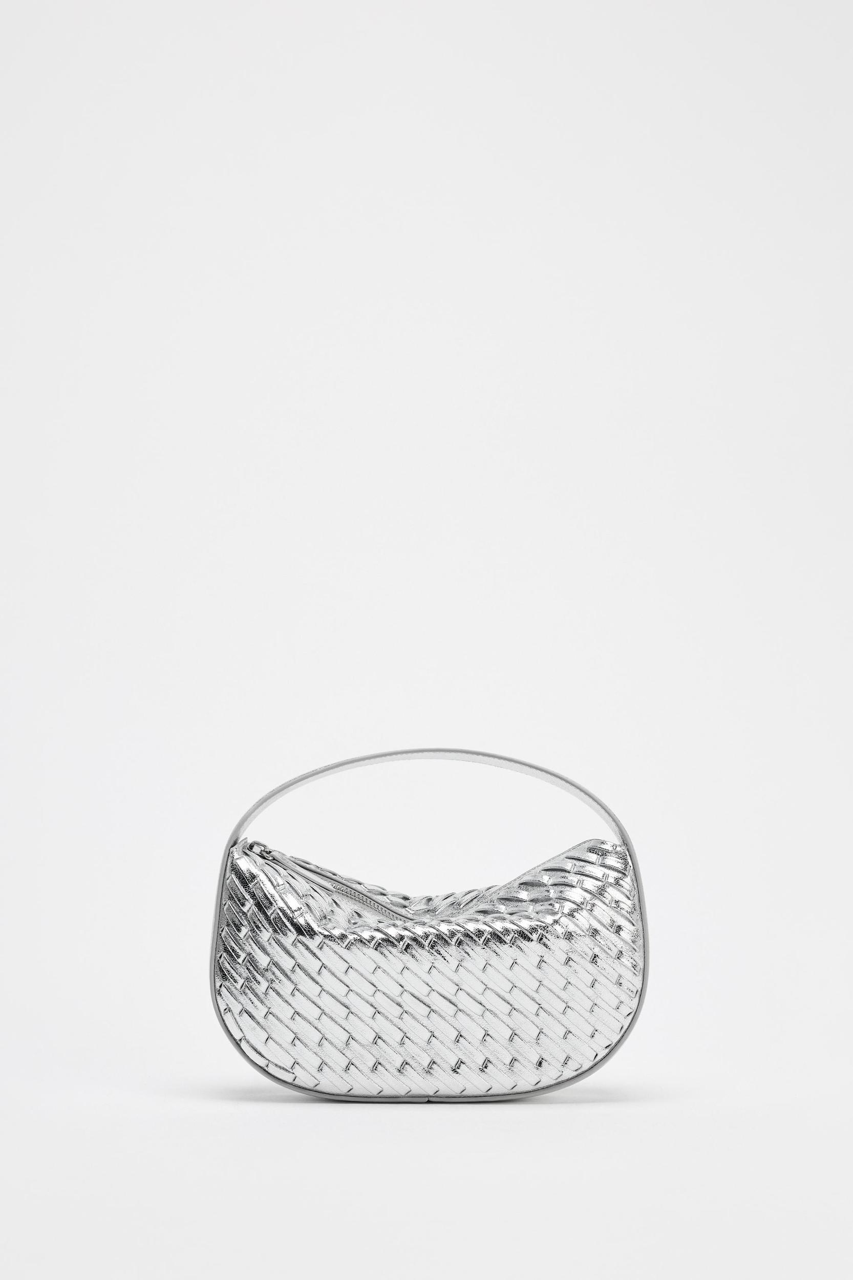 WOVEN EFFECT HANDBAG Product Image