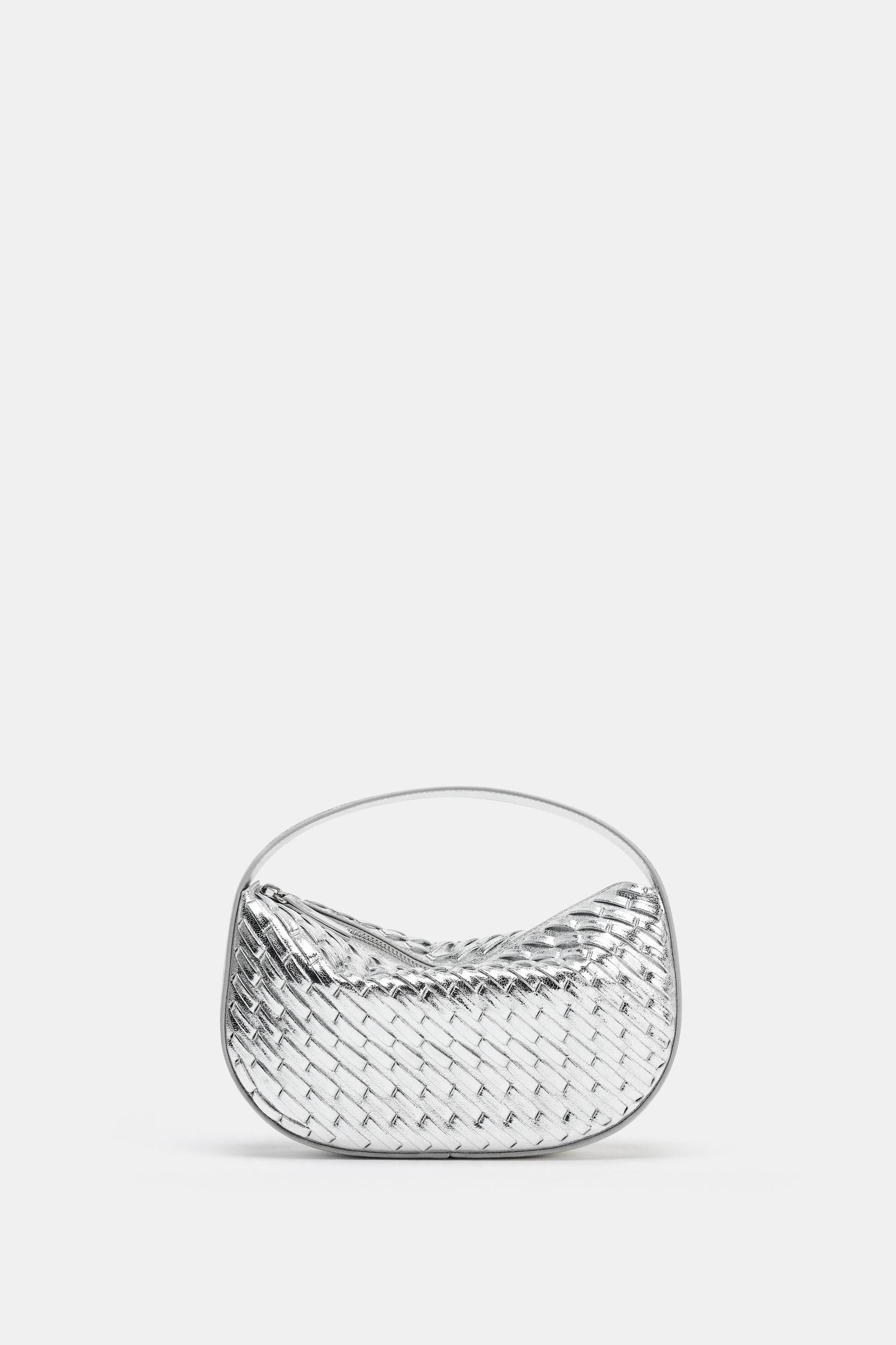 WOVEN EFFECT HANDBAG Product Image