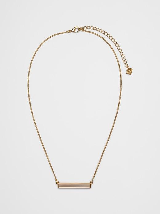 Mother of Pearl Bar Necklace Product Image