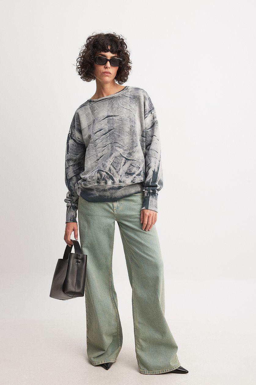 Acid Wash Sweatshirt Product Image