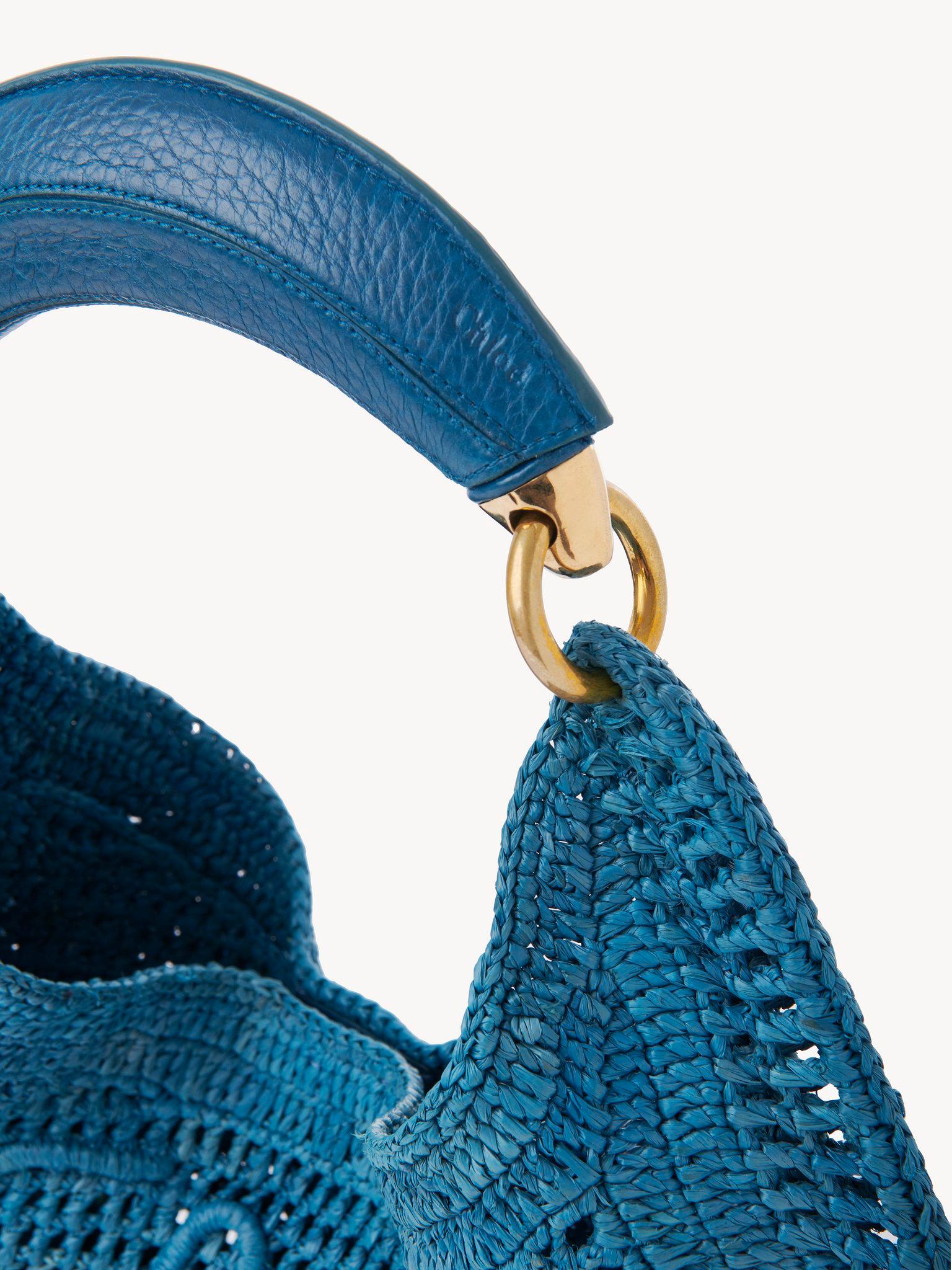 Summer Banana hobo bag in raffia Product Image
