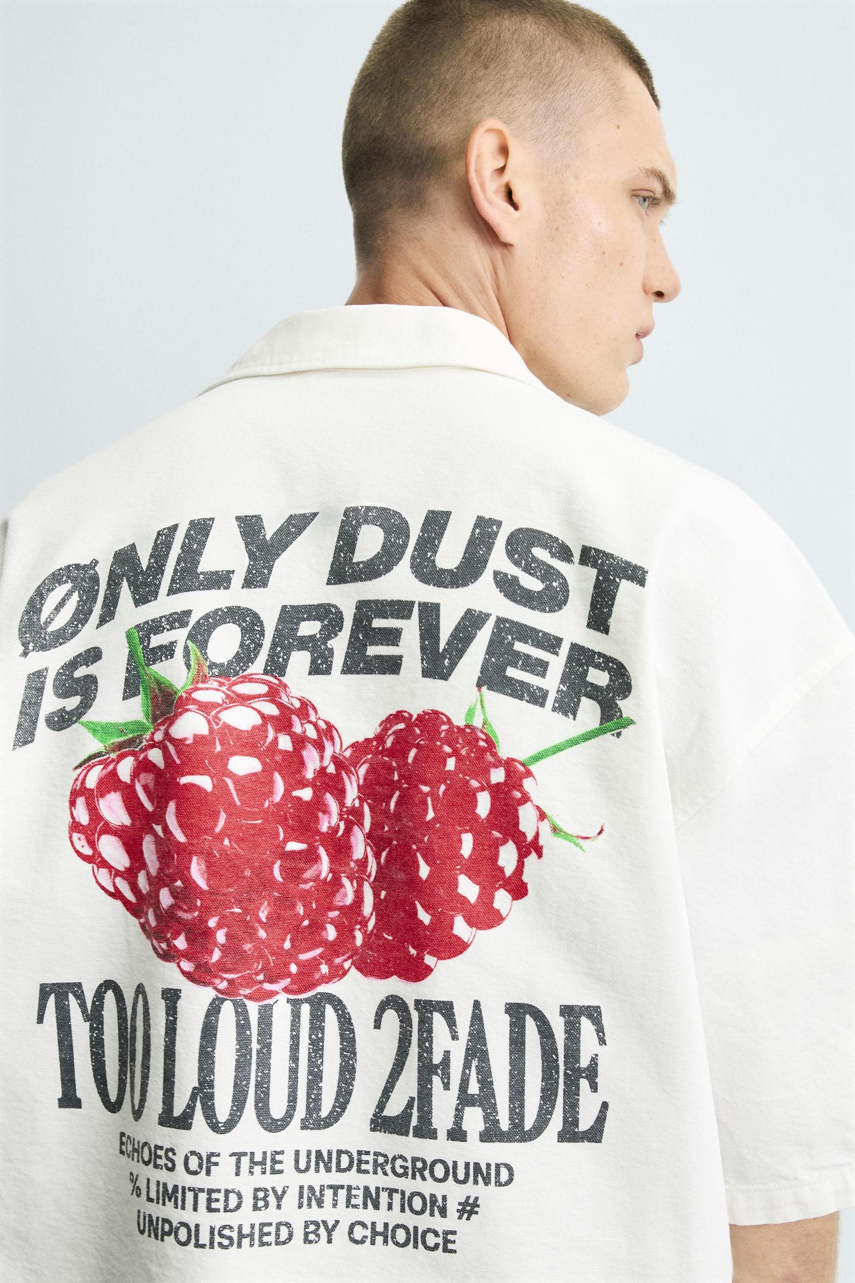 TEXTURED PRINT SHIRT Product Image