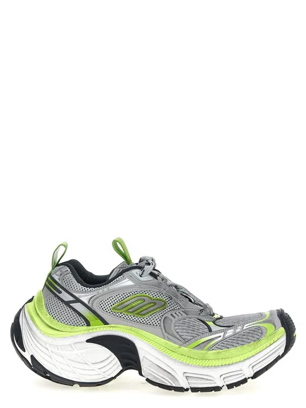 BALENCIAGA Multicolor Mesh And Rubber 6xl Sneakers In Multicolour Product Image