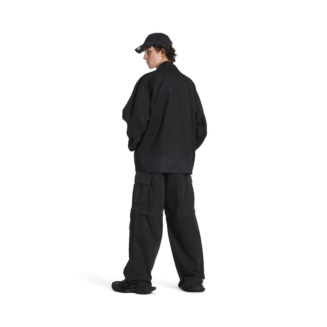 Men's Large Cargo Pants in Black Product Image