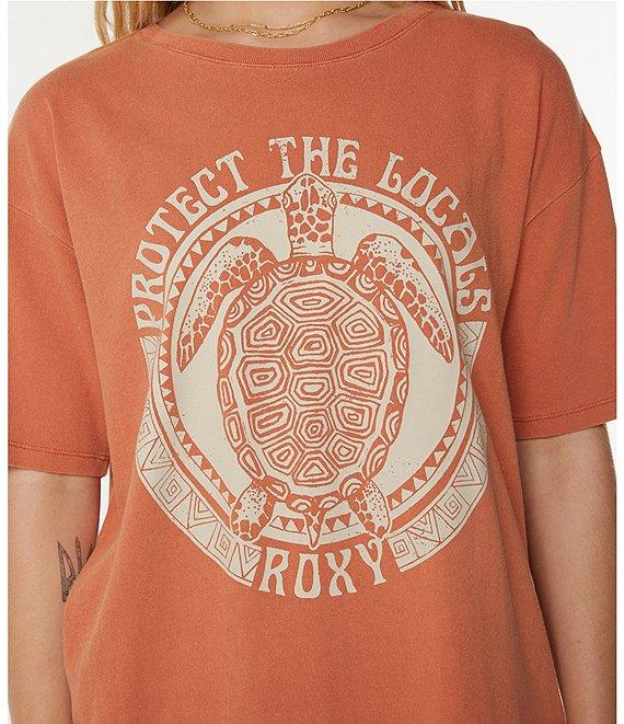 Roxy Protect Locals Short Sleeve Gauze Boyfriend T-Shirt Product Image