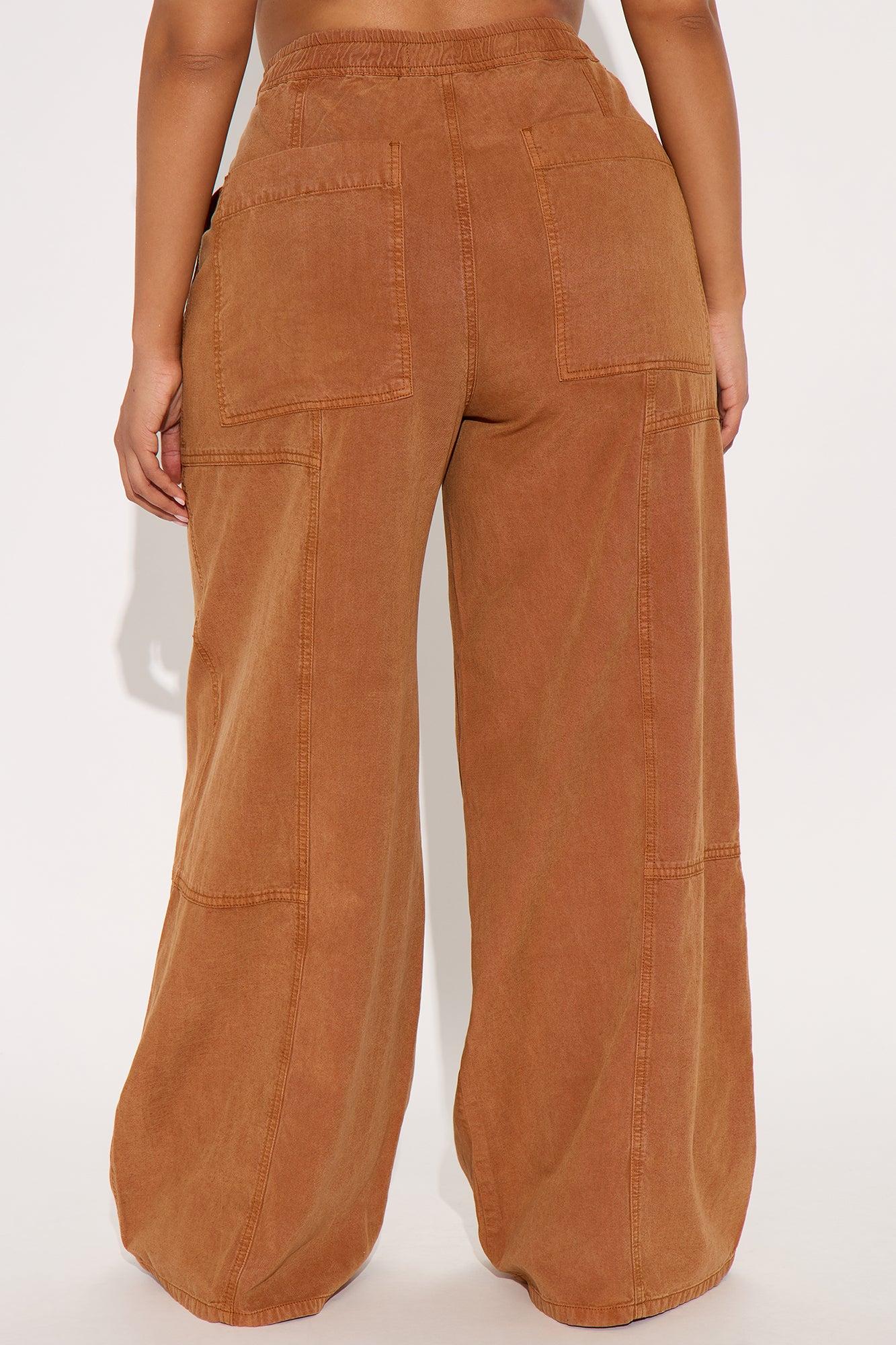 Pascal Wide Leg Pant - Rust Product Image
