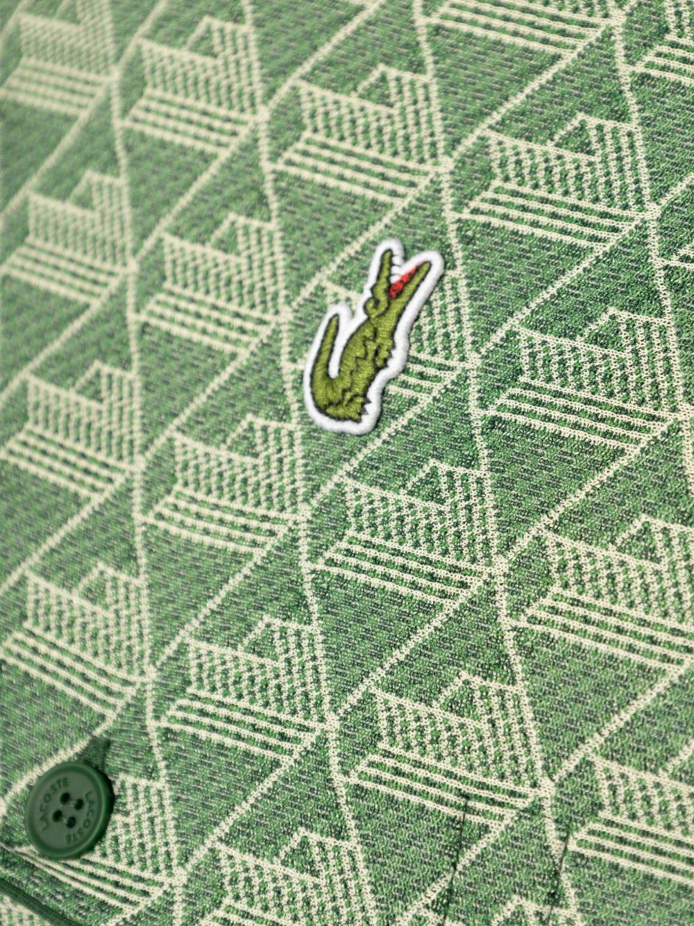 patterned-jacquard polo shirt  Product Image