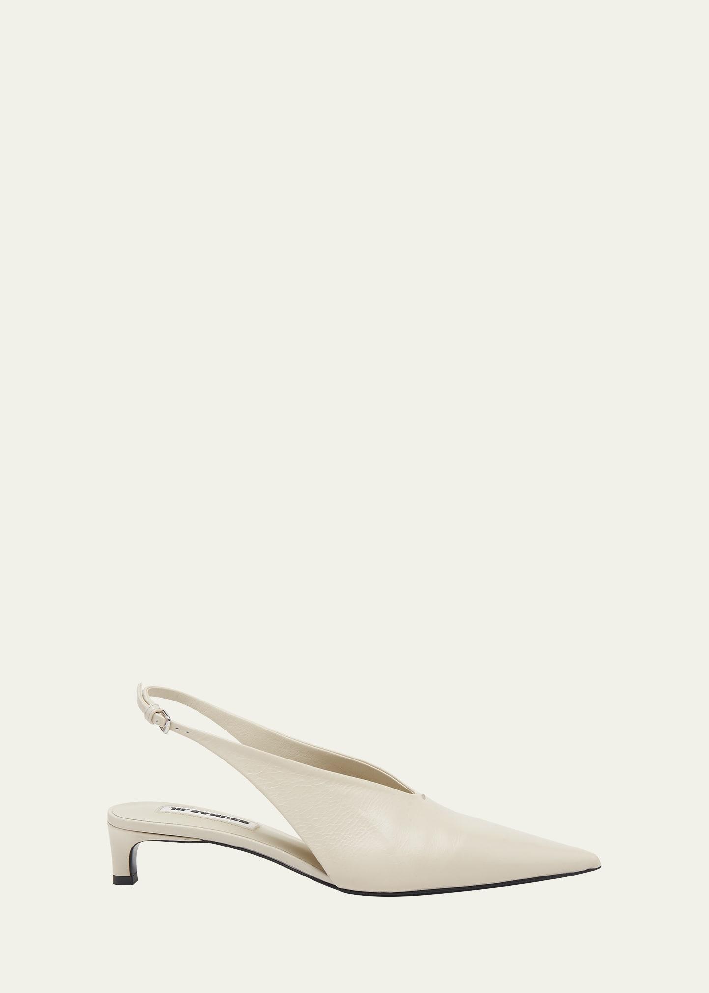 Calfskin Slingback Ballerina Pumps Product Image