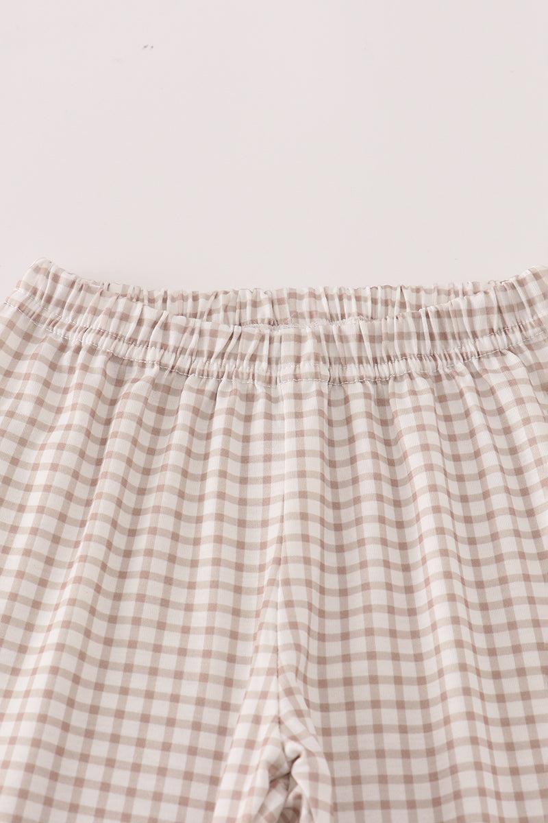 Camouflage antler embroidery pants set Product Image