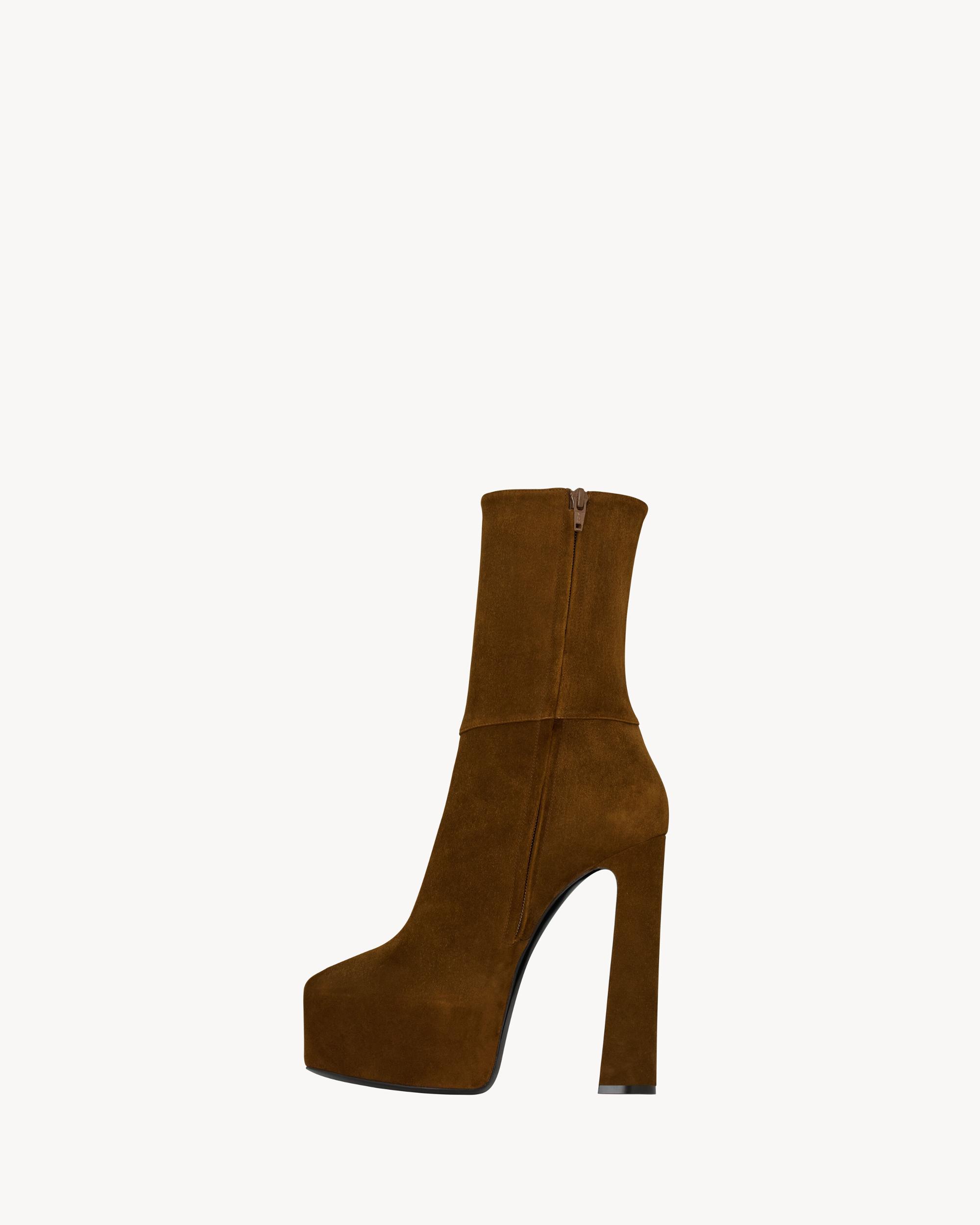 NICO platform booties in suede Product Image
