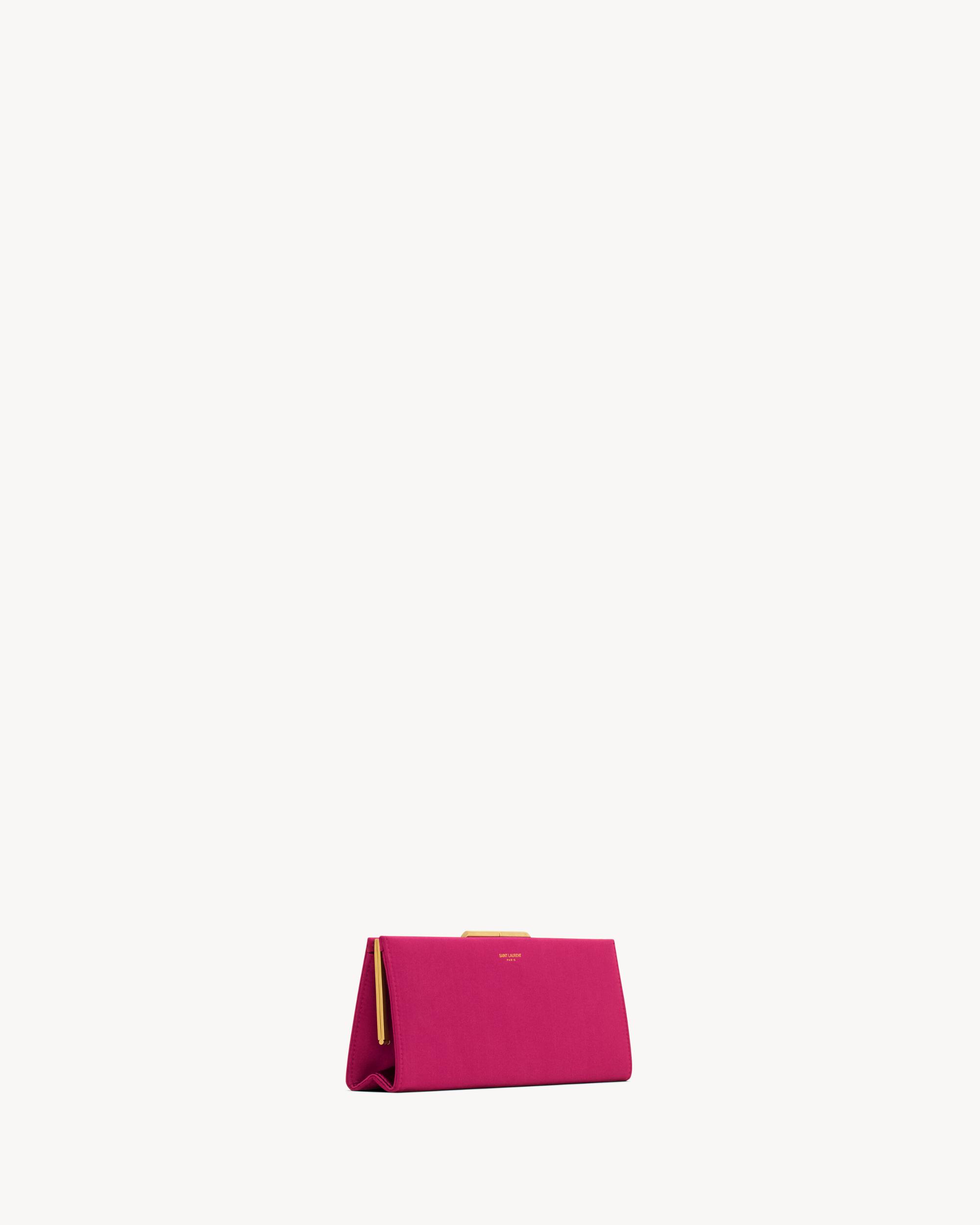 MIDNIGHT small clutch in satin Product Image