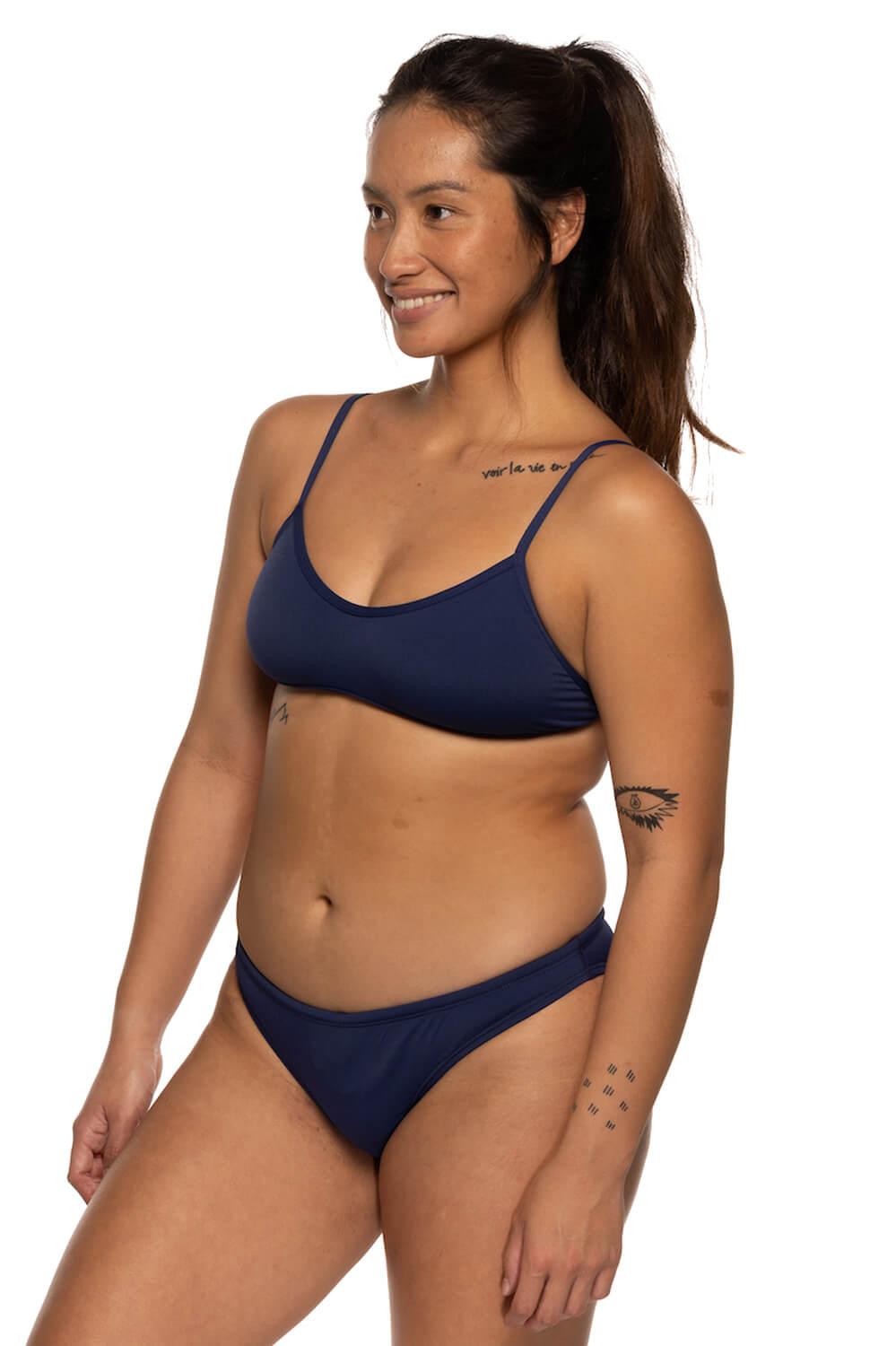 Midl Bikini Bottom - Navy Female Product Image