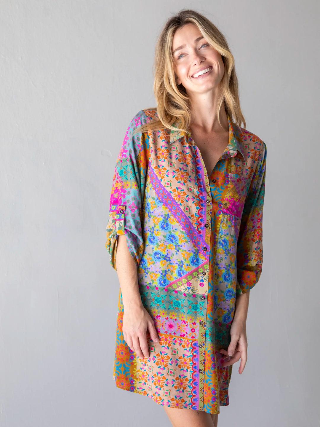 Lola Shirt Dress Product Image