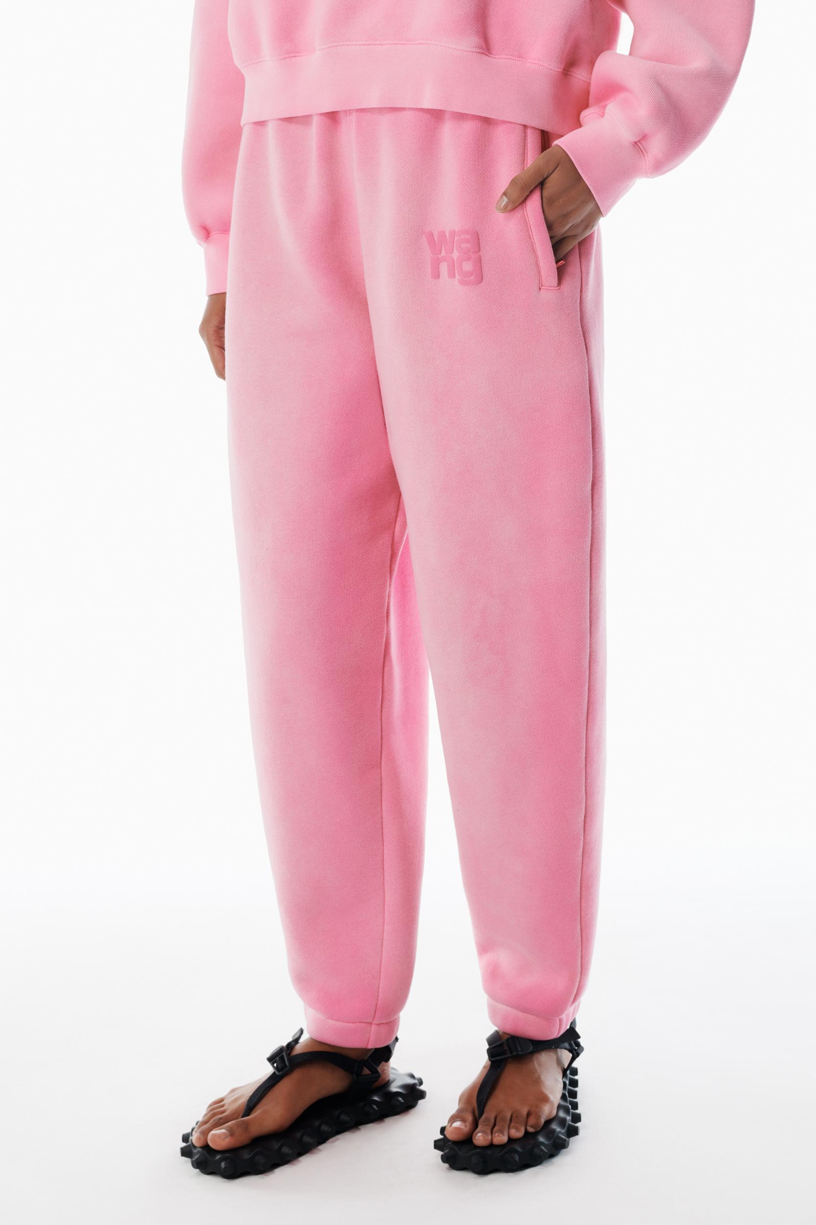 Pink Puff-print Logo Sweatpants Product Image