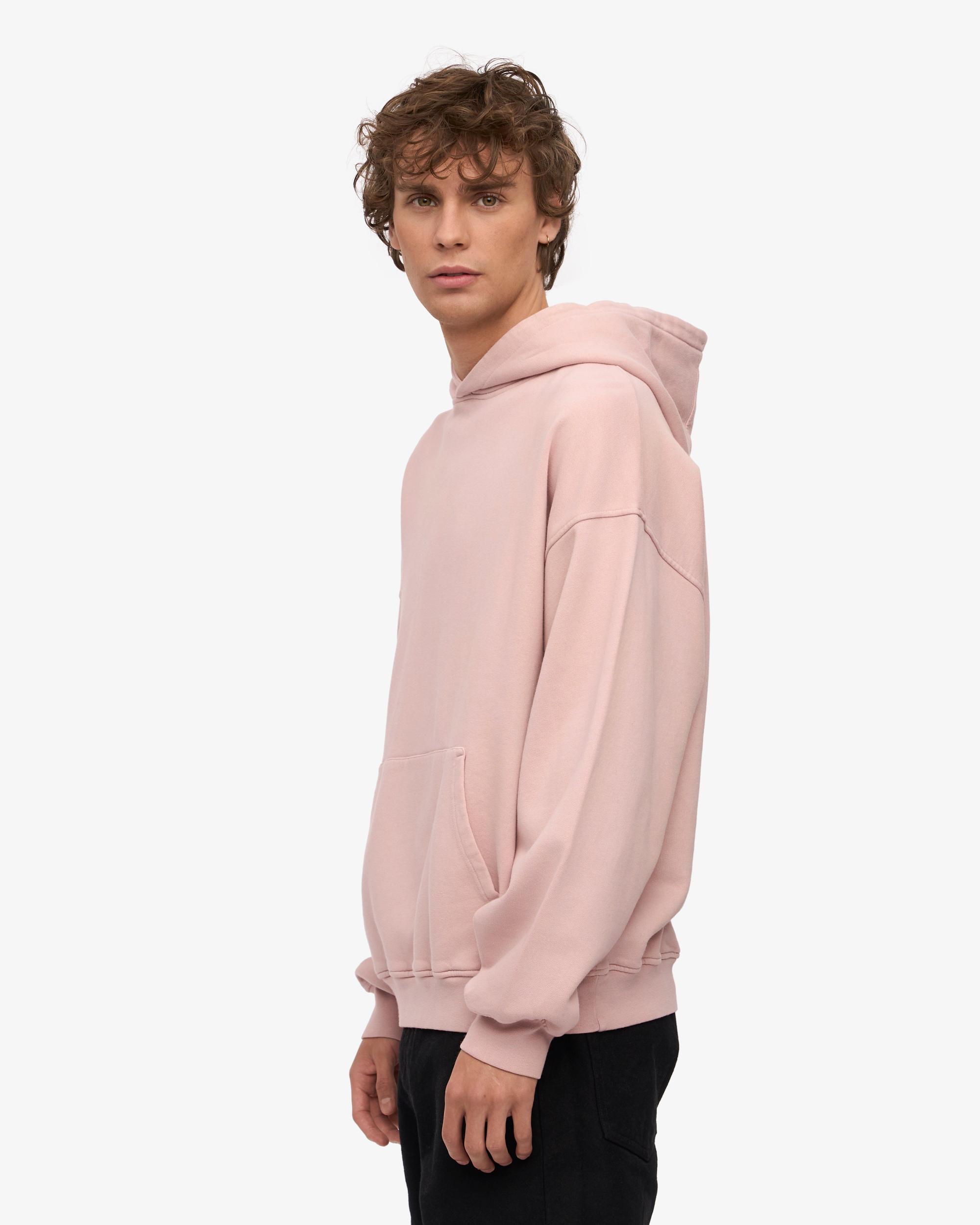Organic Oversized Hood - Faded Pink Product Image