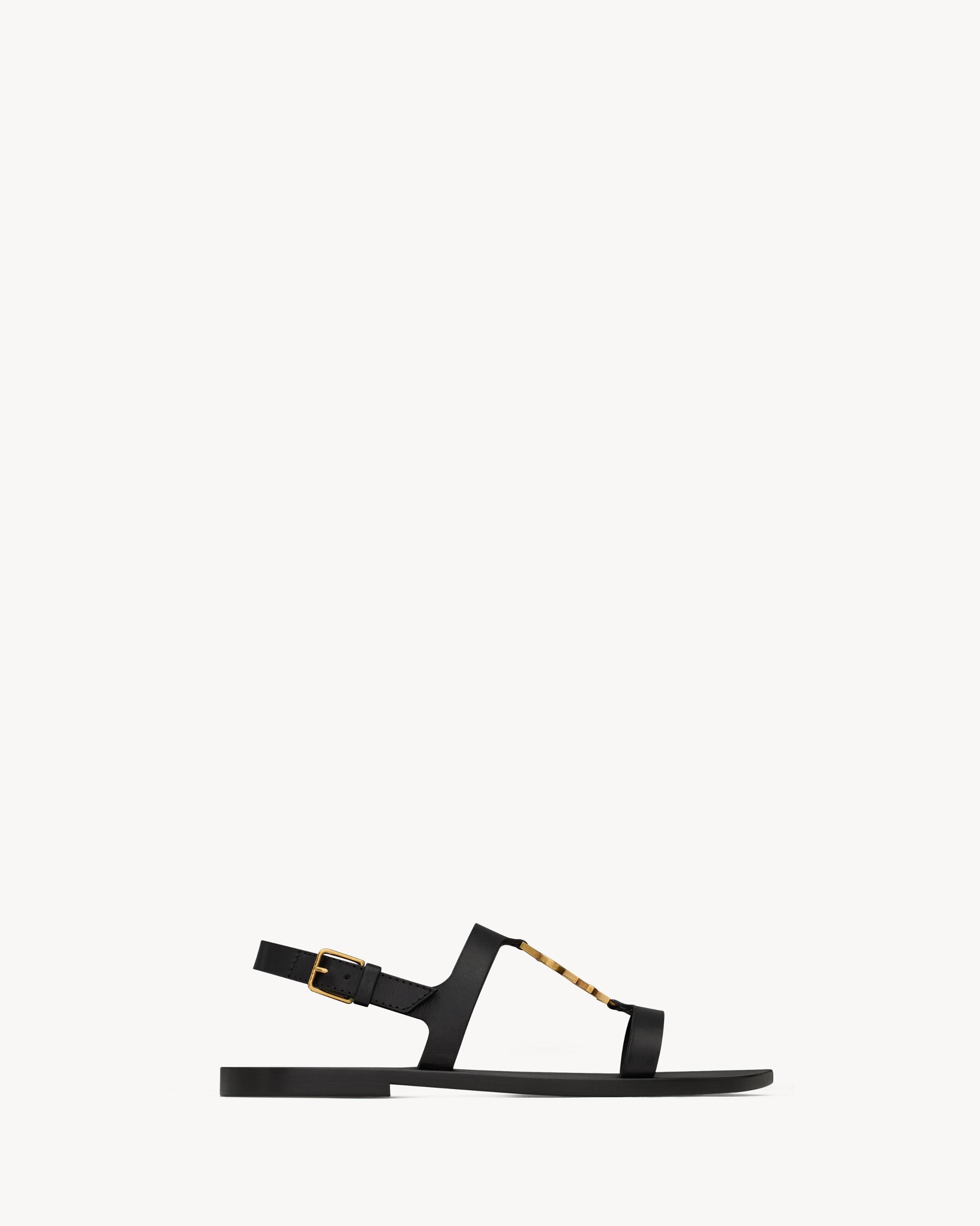 CASSANDRA sandals in smooth leather Product Image