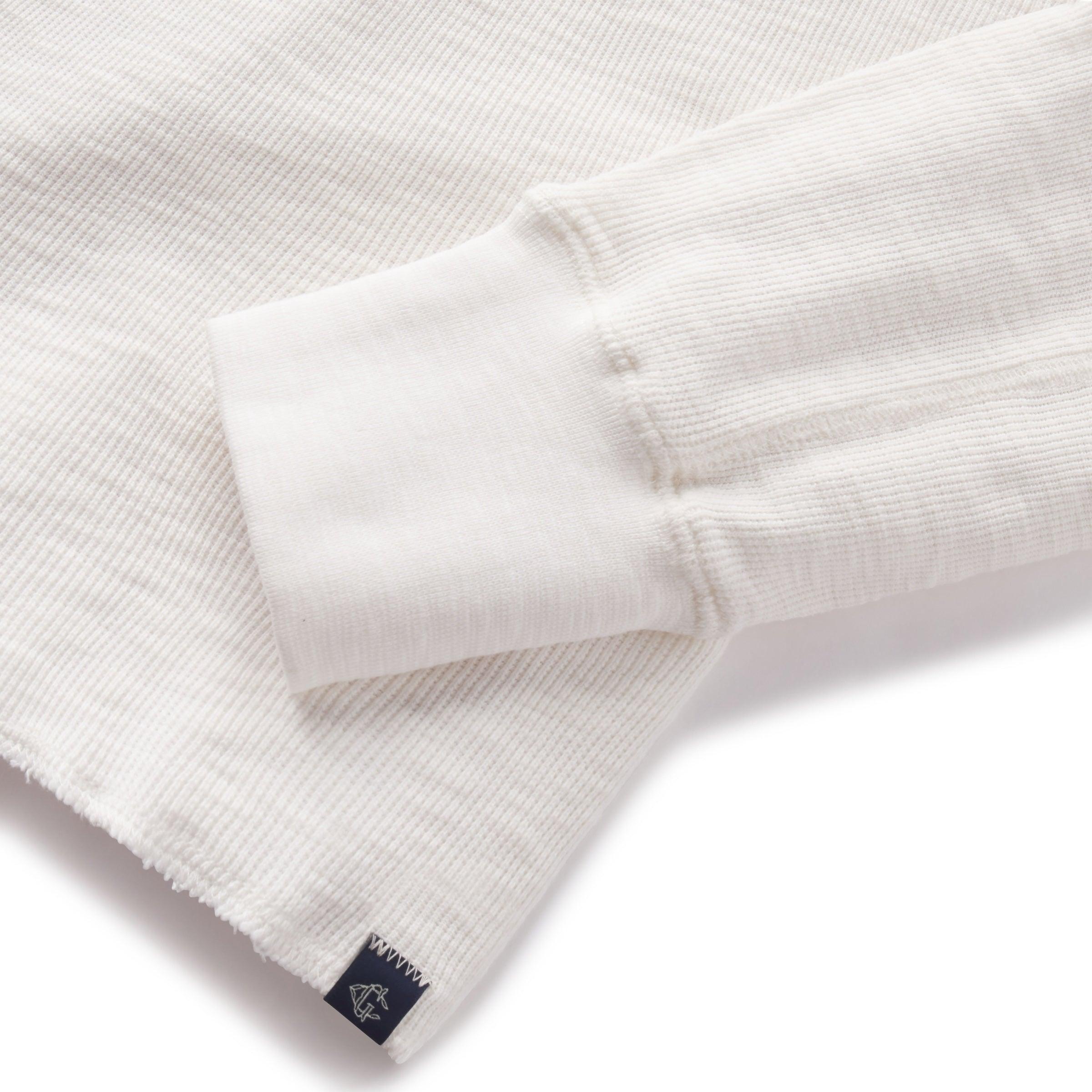 Clint Waffle Cotton Crew - Antique White Product Image