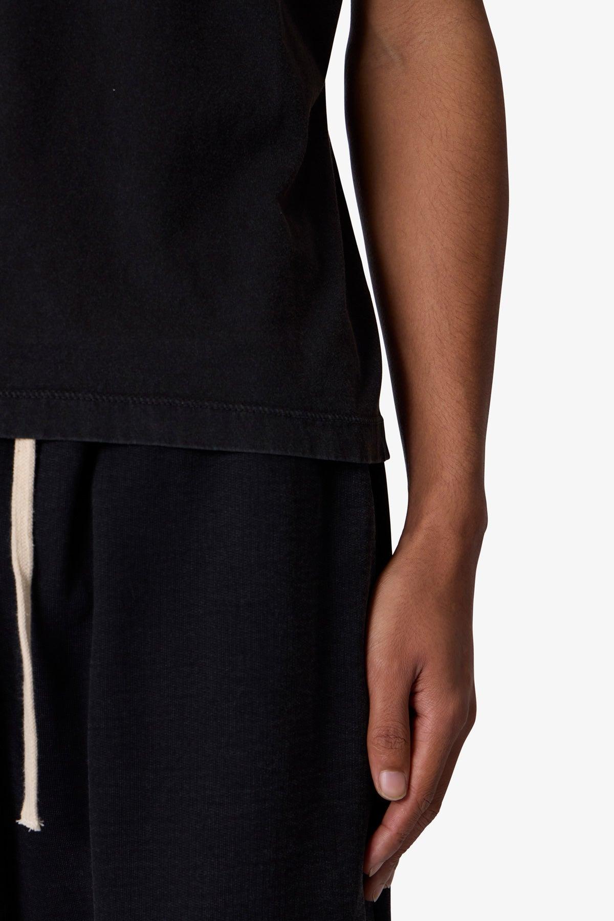 Tight Cropped Tee - Washed Black Product Image