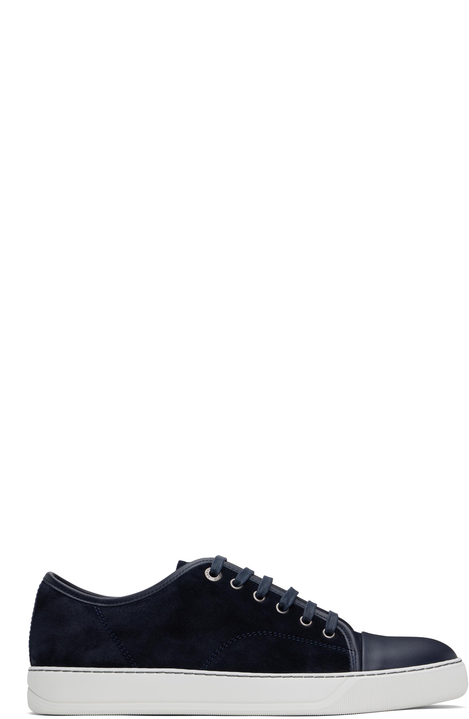 Black DBB1 Suede & Patent Leather Sneakers Product Image