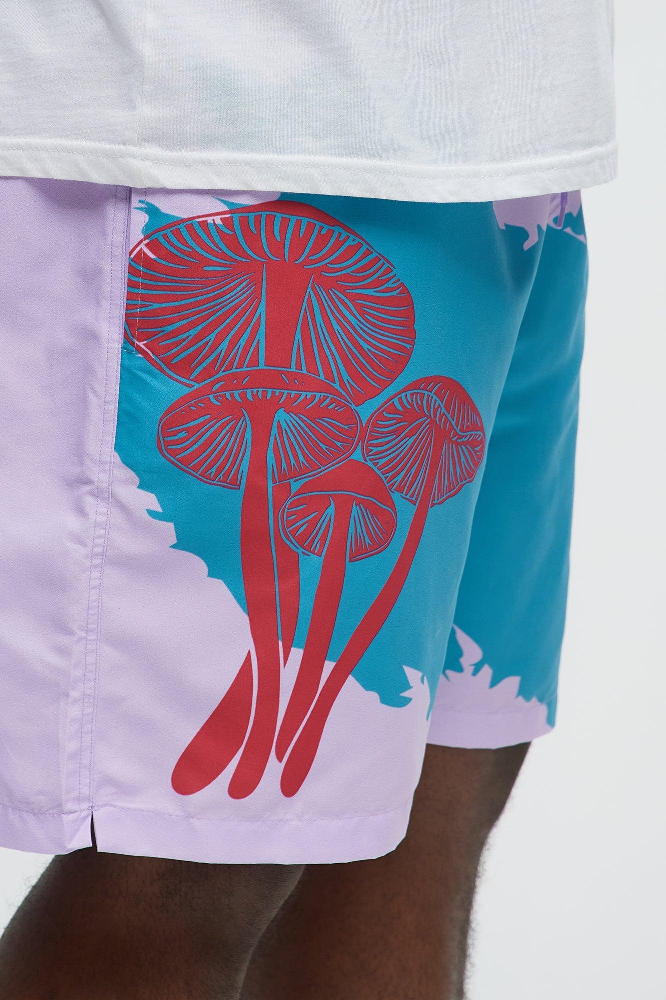 Mushroom Trip Swim Classic Trunk - Purple Product Image