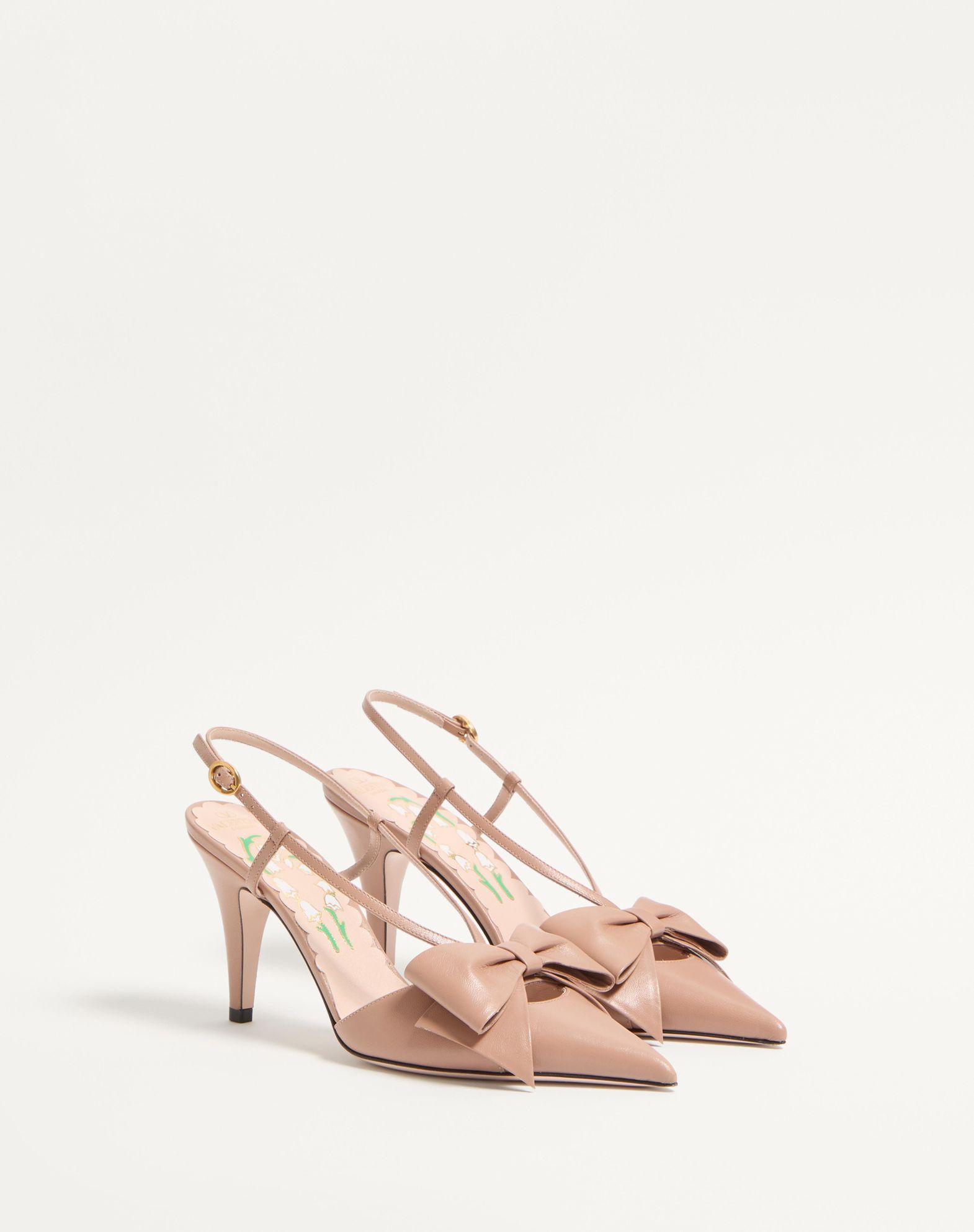 Bowow Slingback Pumps In Kidskin 85Mm Product Image
