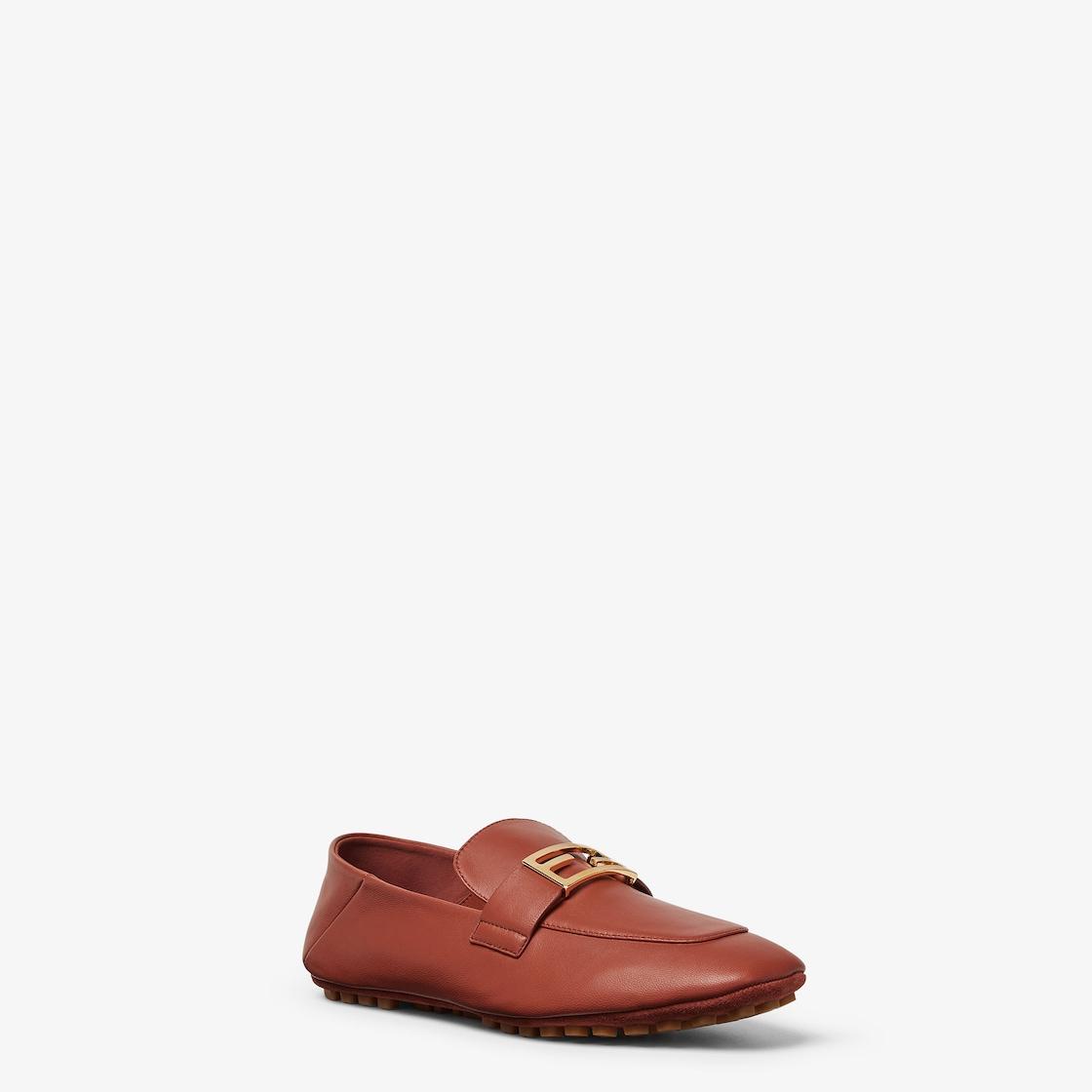 BaguetteSienna leather loafers Product Image