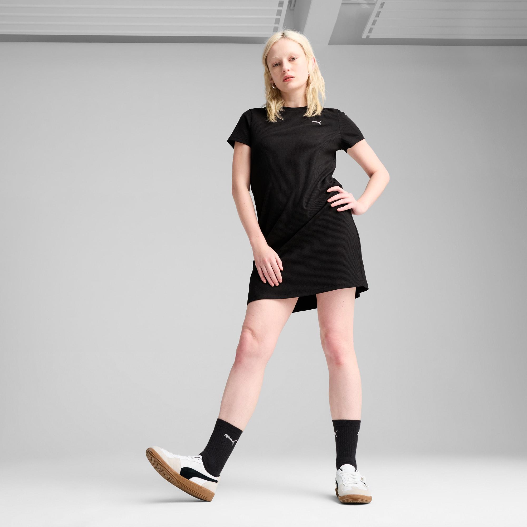 ESS ELEVATED Bodycon Rib Dress Women Product Image