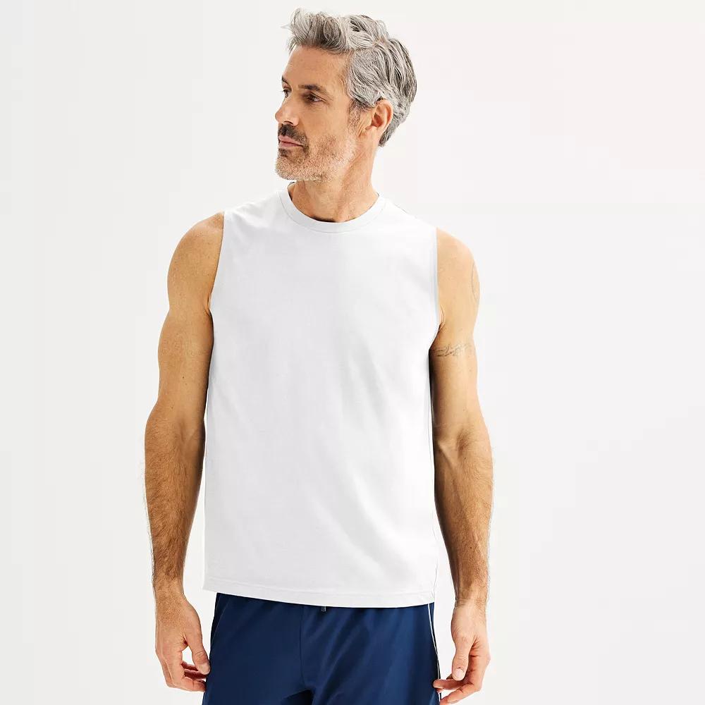 Men's Tek Gear® Essential Muscle Tank, Size: XS, Modern White Product Image