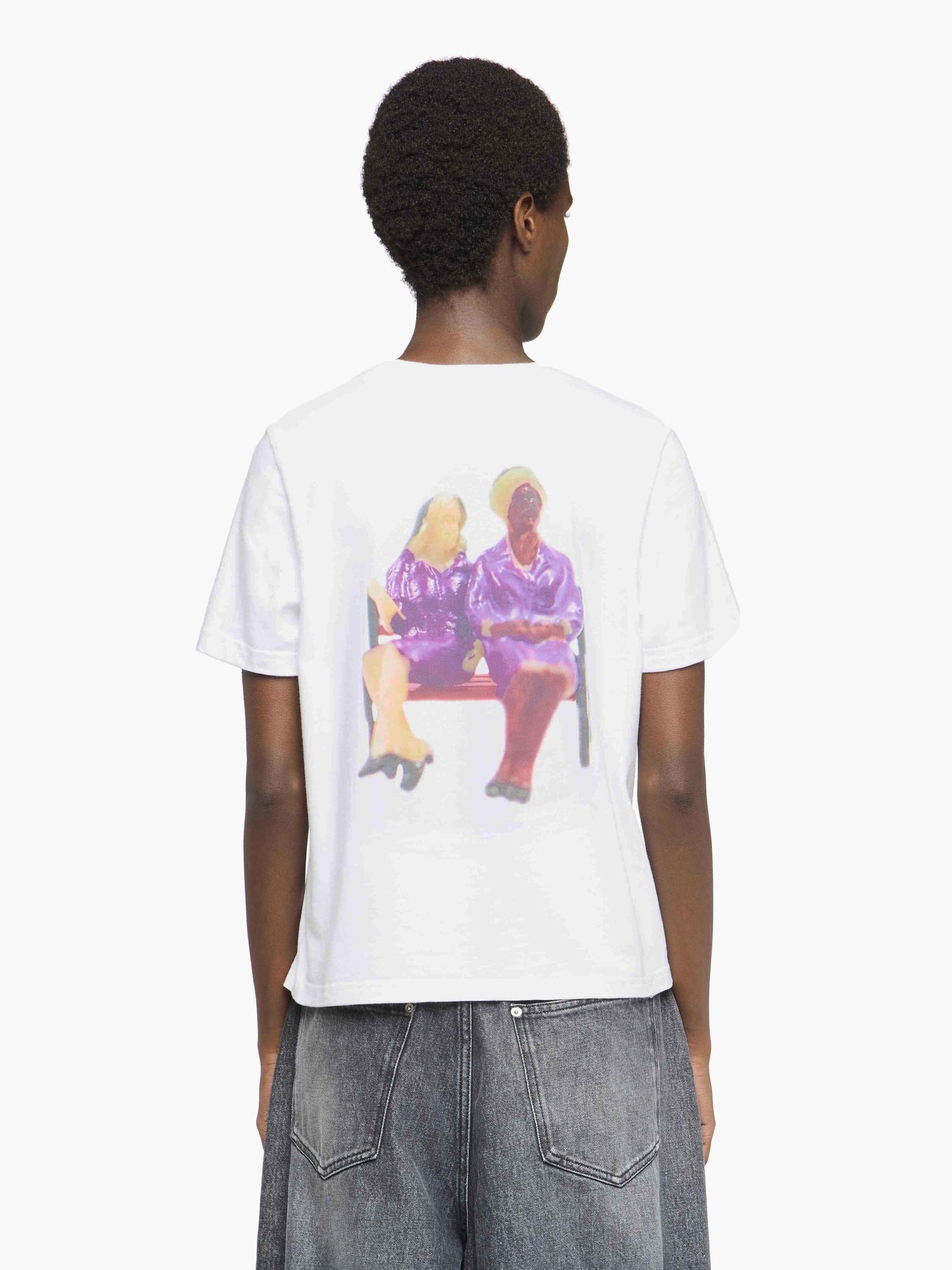 PRINTED T-SHIRT WITH ANCHOR EMBROIDERY Product Image