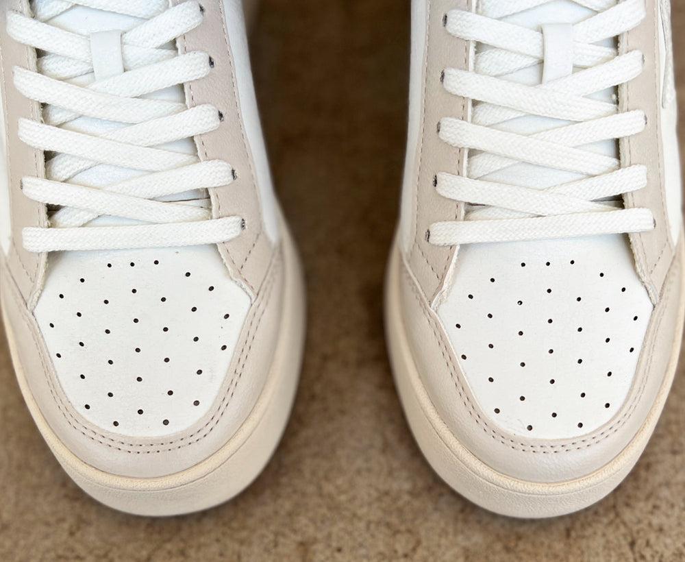 Juniper's Beige Star Sneakers Product Image