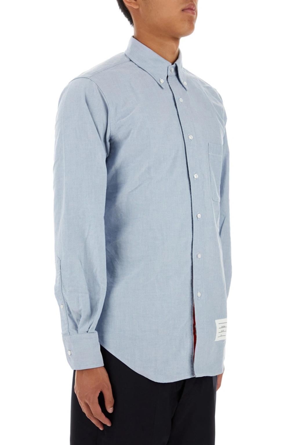 Thom Browne Men's Classic Fit Cotton Button-Down Shirt Product Image