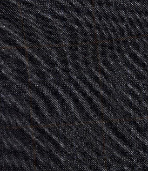 Roundtree & Yorke TravelSmart Straight Fit Plaid Dress Pants Product Image