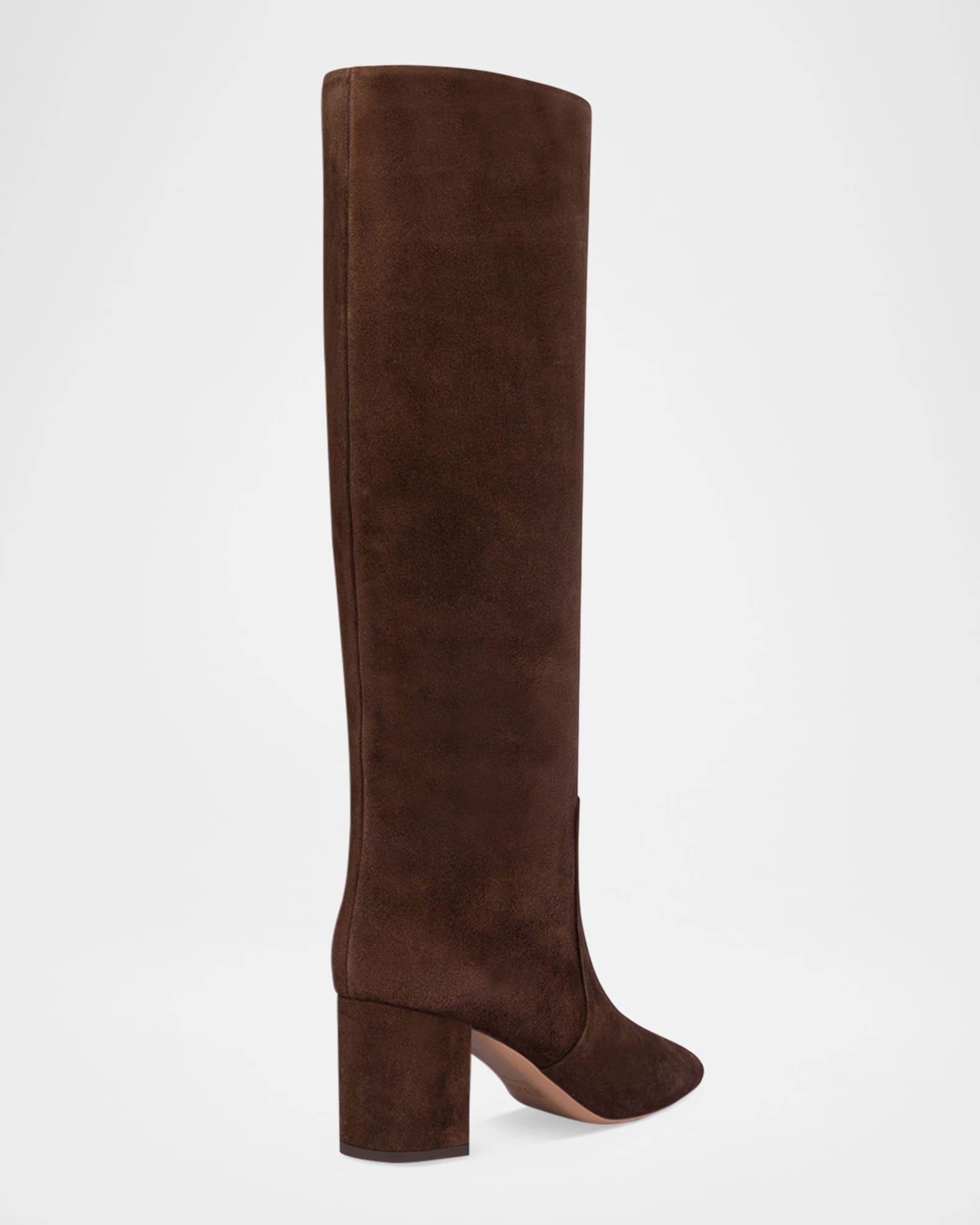 Anja Suede Knee-High Boots Product Image