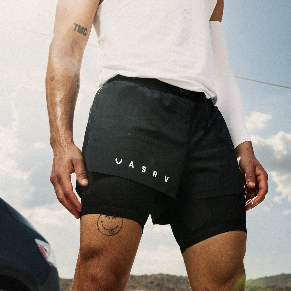0786. Ripstop 3" Belt Pack Short - Dusk Black/Black Product Image