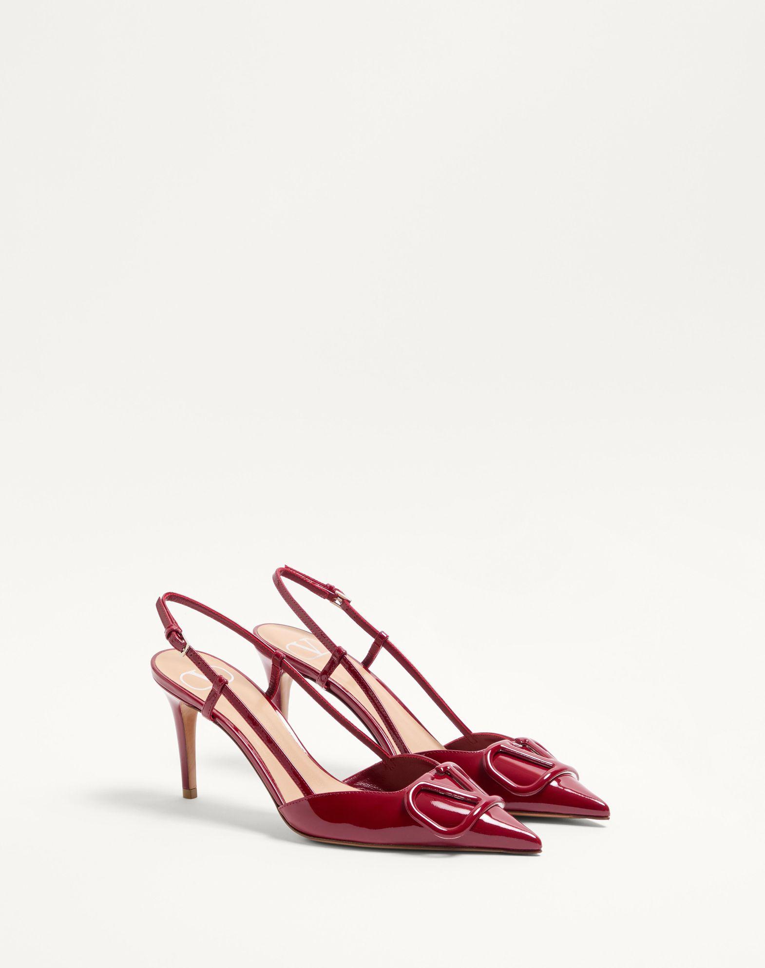 Vlogo Signature Patent Leather Slingback Pump 80Mm / 3.15 In. Product Image