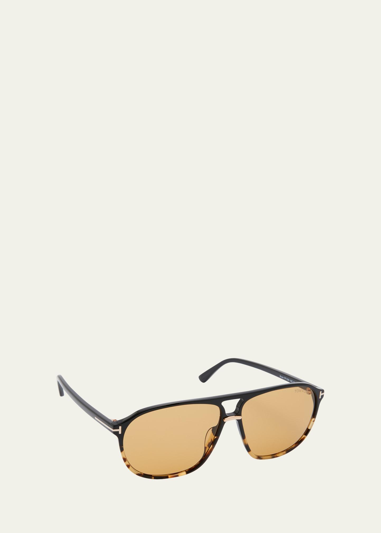 Mens 55MM Square Sunglasses Product Image