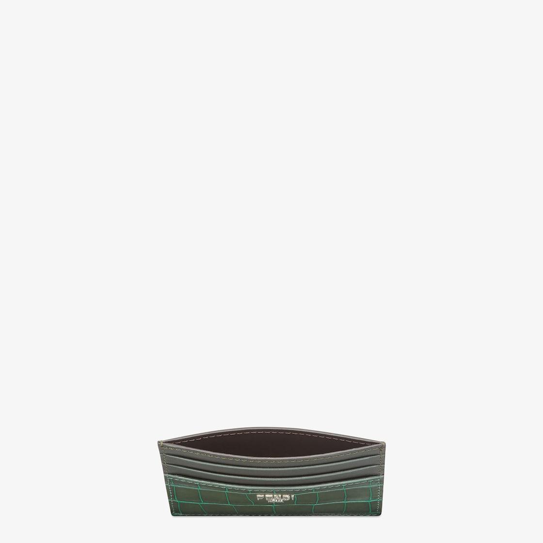 Card holderGradient green alligator card holder Product Image