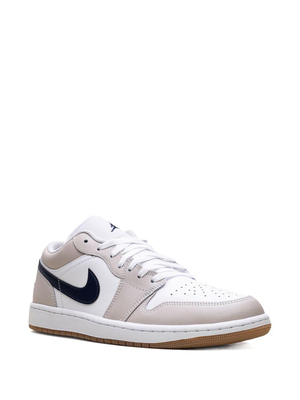Jordan 1 Low "Midnight Navy/Neutral Grey" sneakers Product Image