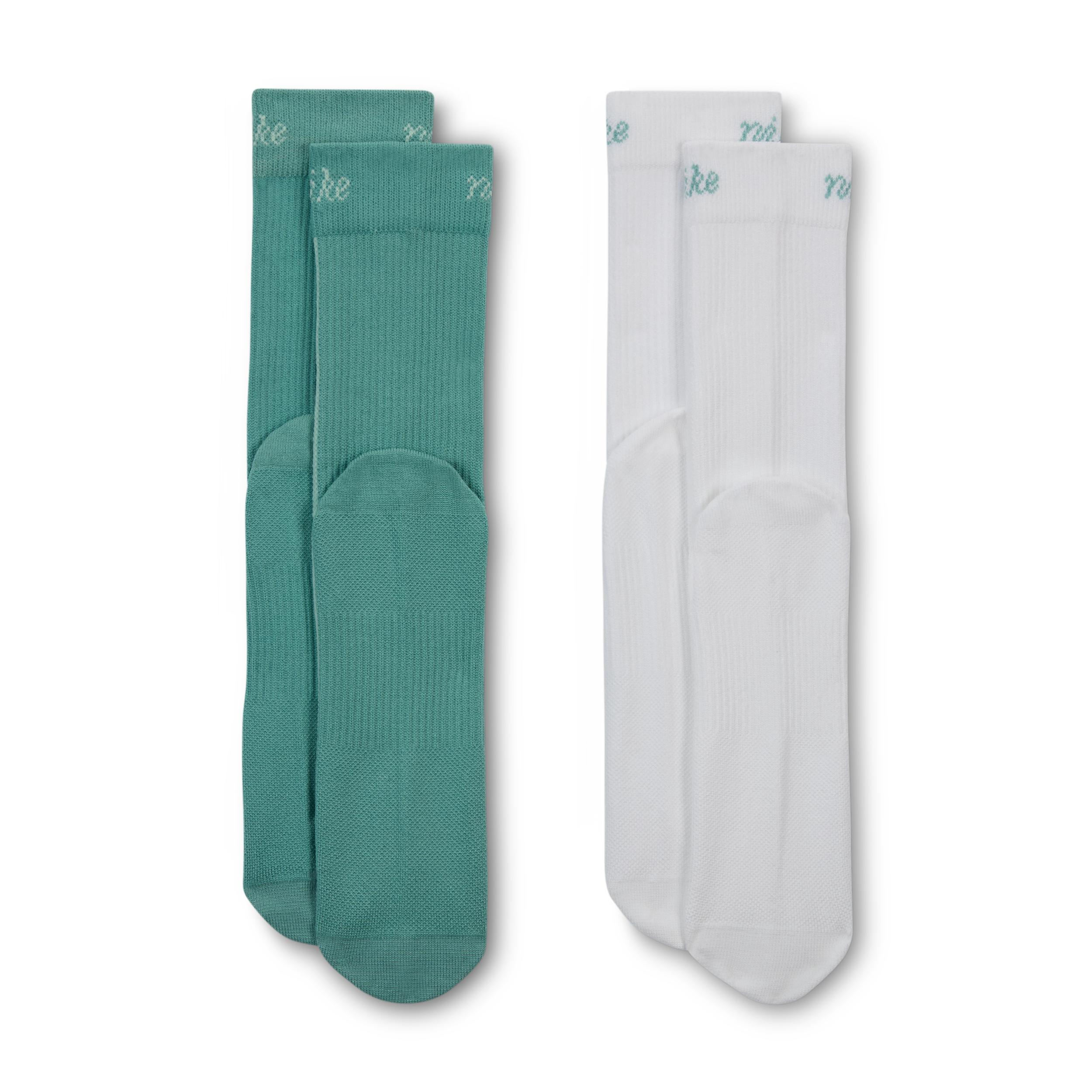 Nike Womens Everyday Plus Lightweight Crew Socks (2-Pair) | HQ7762-904 Product Image