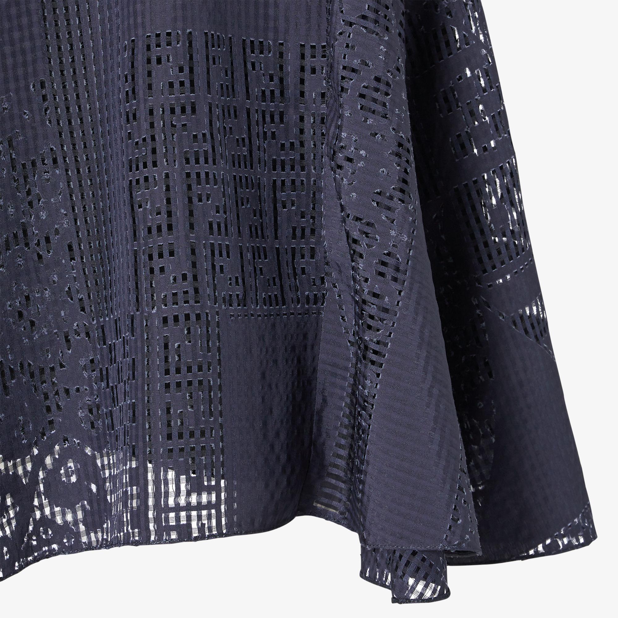 Peekaboo ISeeU SmallBlue leather bag with laser-cut Coral Bandana motif Product Image