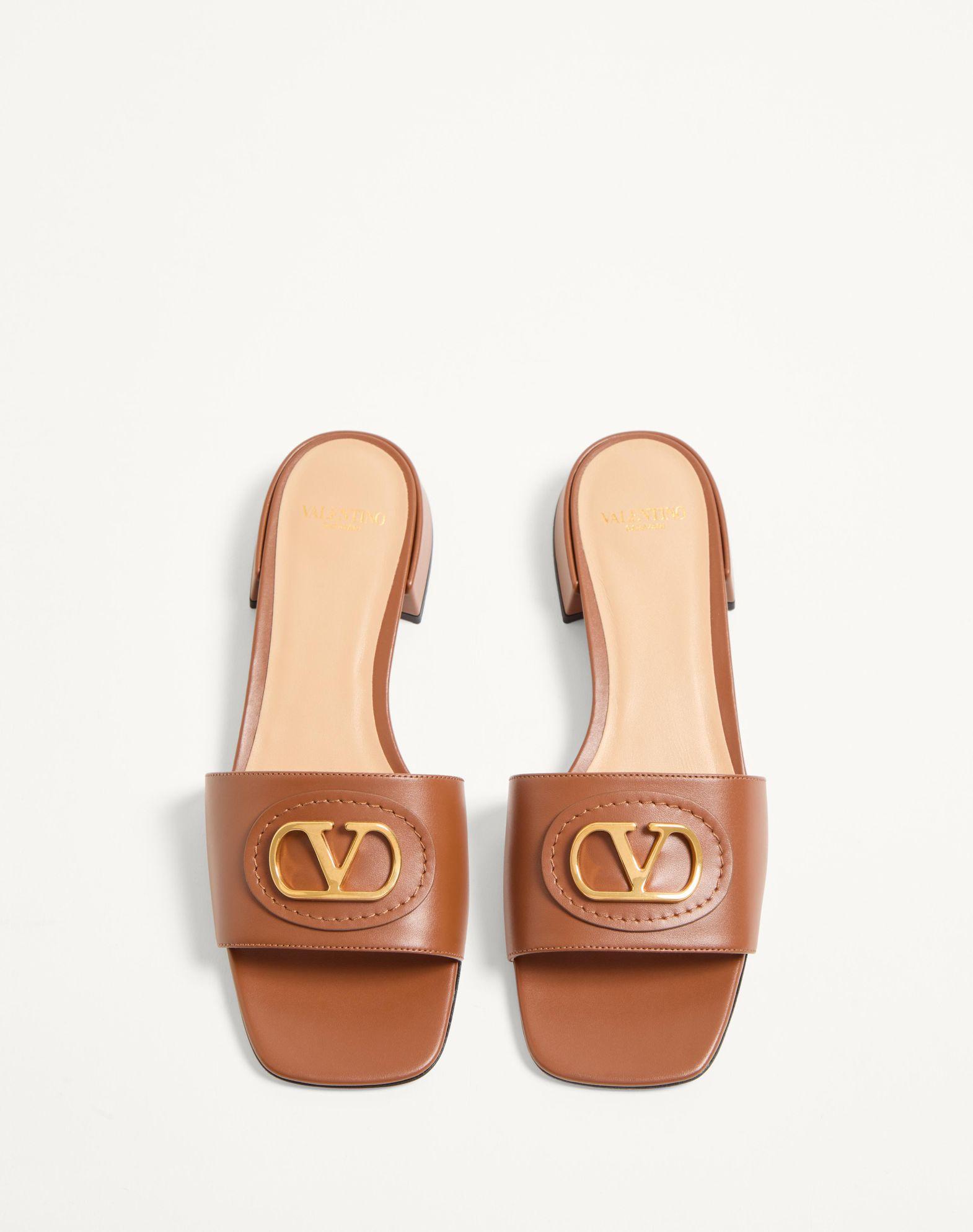 Vlogo Signature Slide Sandal In Calfskin 20Mm Product Image