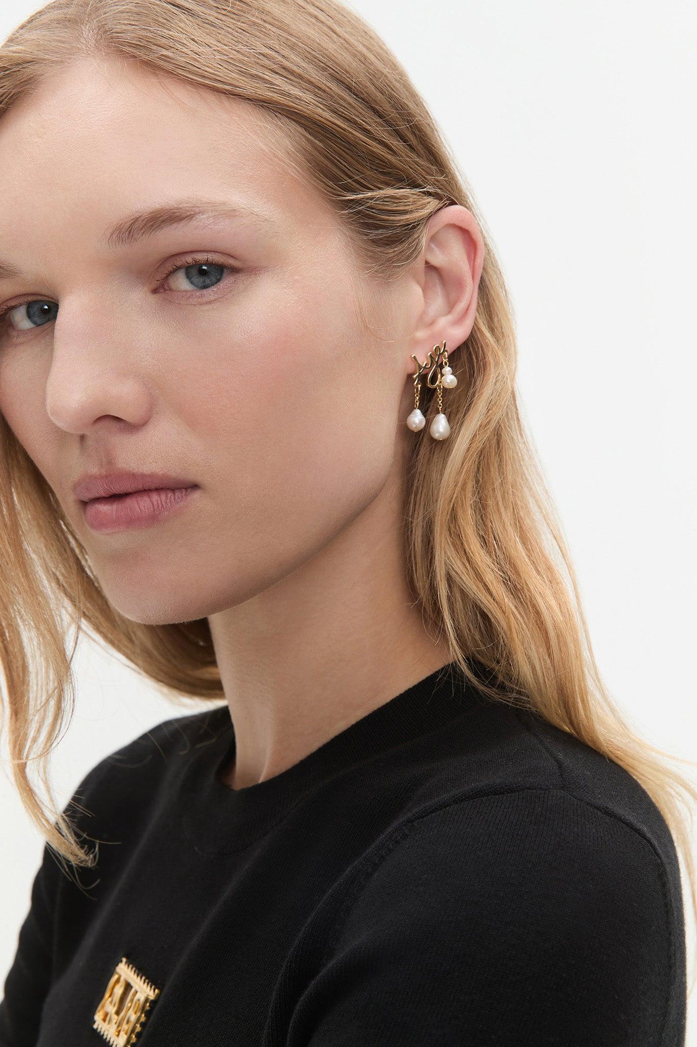 Carmen Pearl Drop Stud Product Image