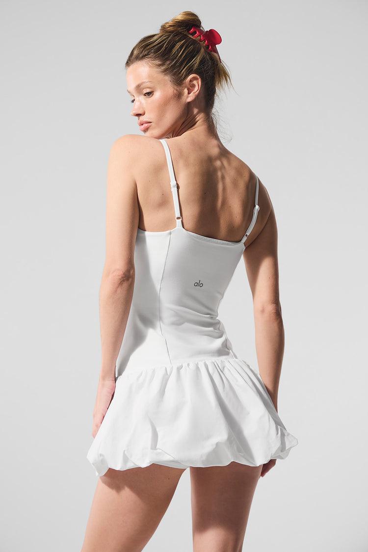 Airbrush Love Match Tennis Dress - White Product Image