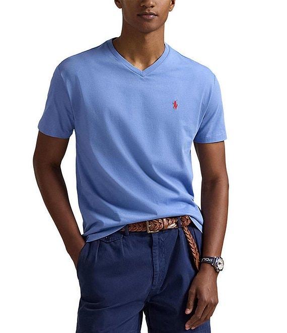 Polo Ralph Lauren Big & Tall Classic Fit Short Sleeve Cotton Jersey V-Neck T-Shirt Product Image