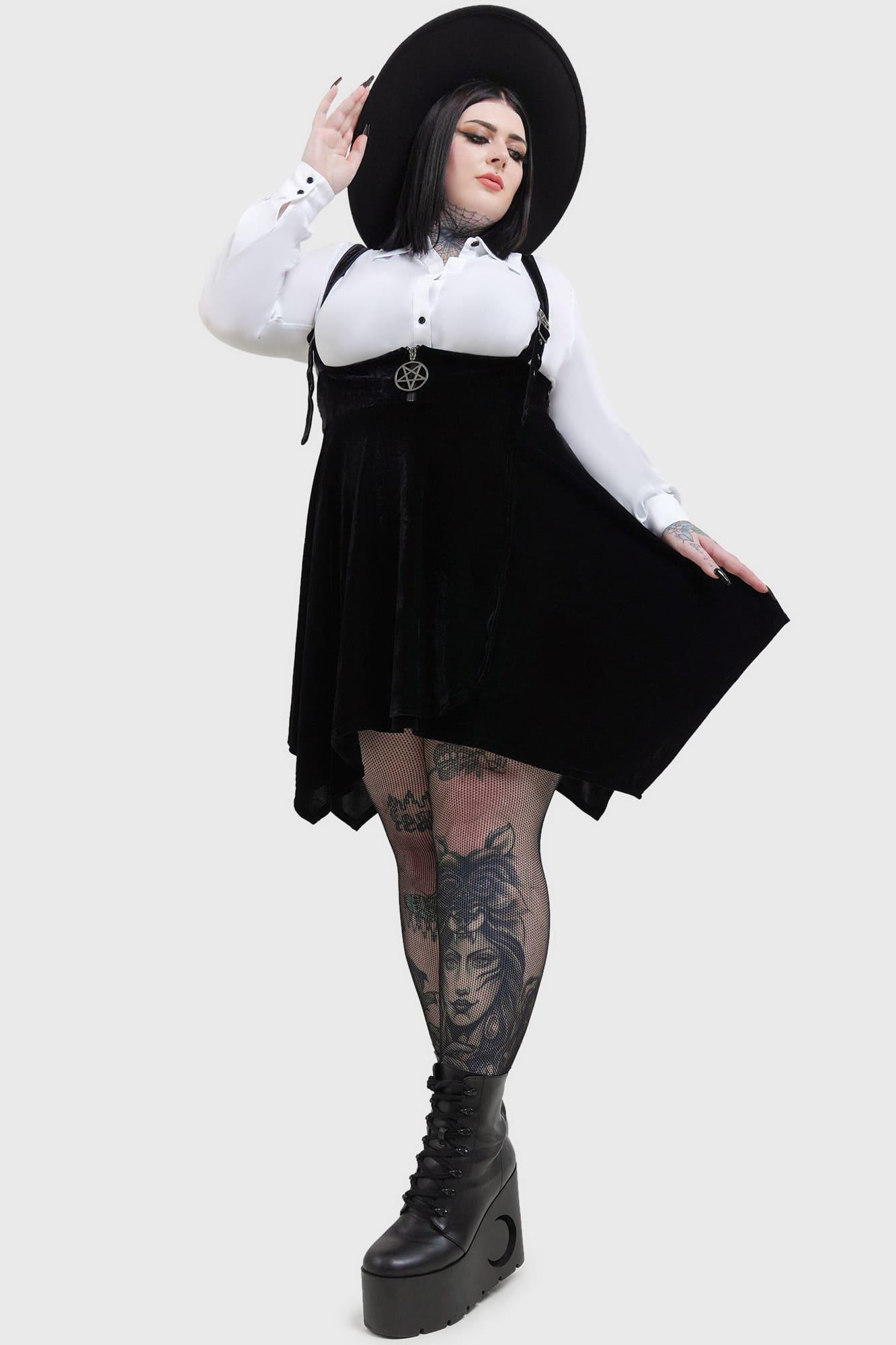 Vampfire Suspender Skirt Female Product Image