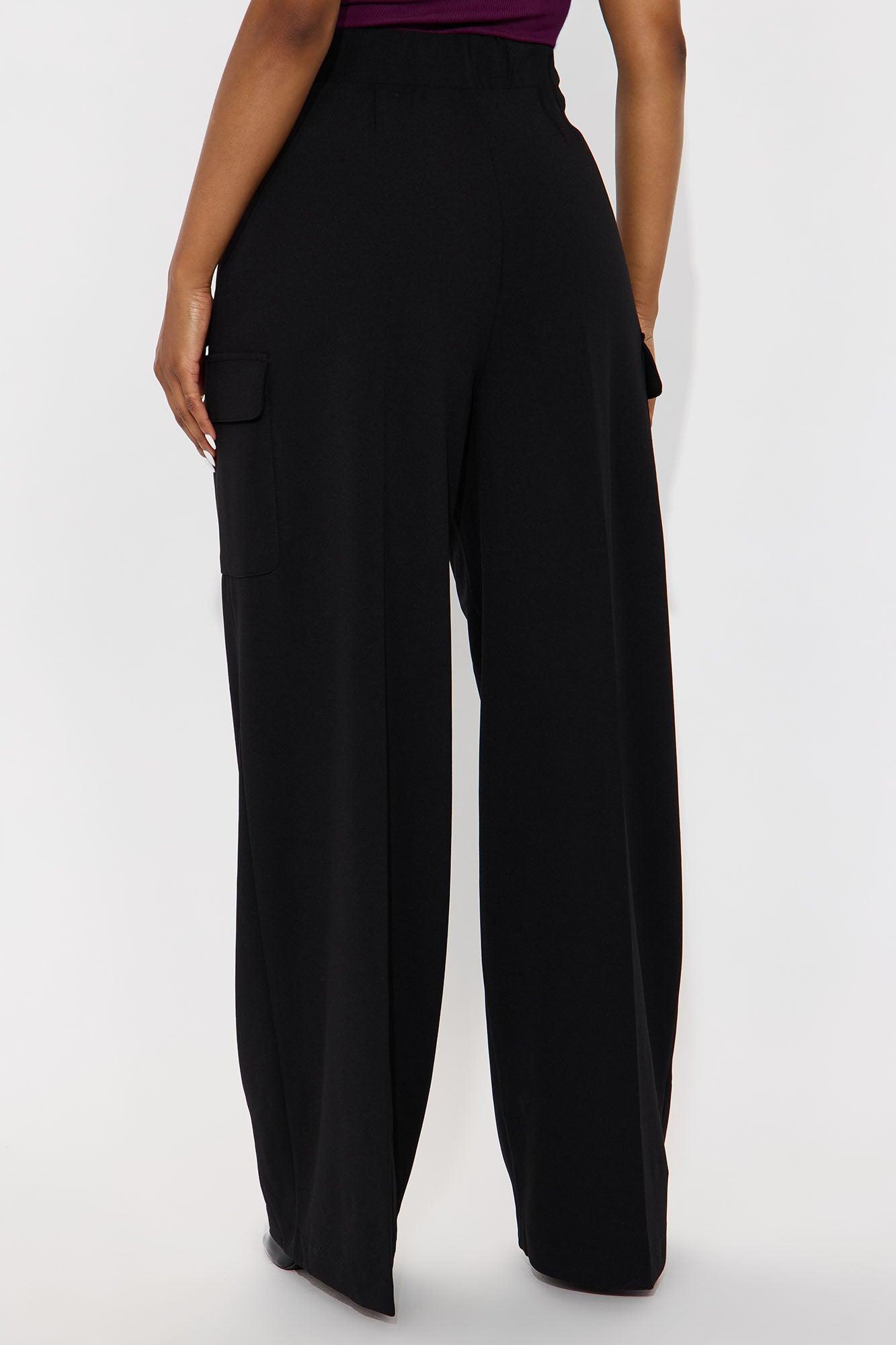 Say What You Will Cargo Trouser - Black Female Product Image